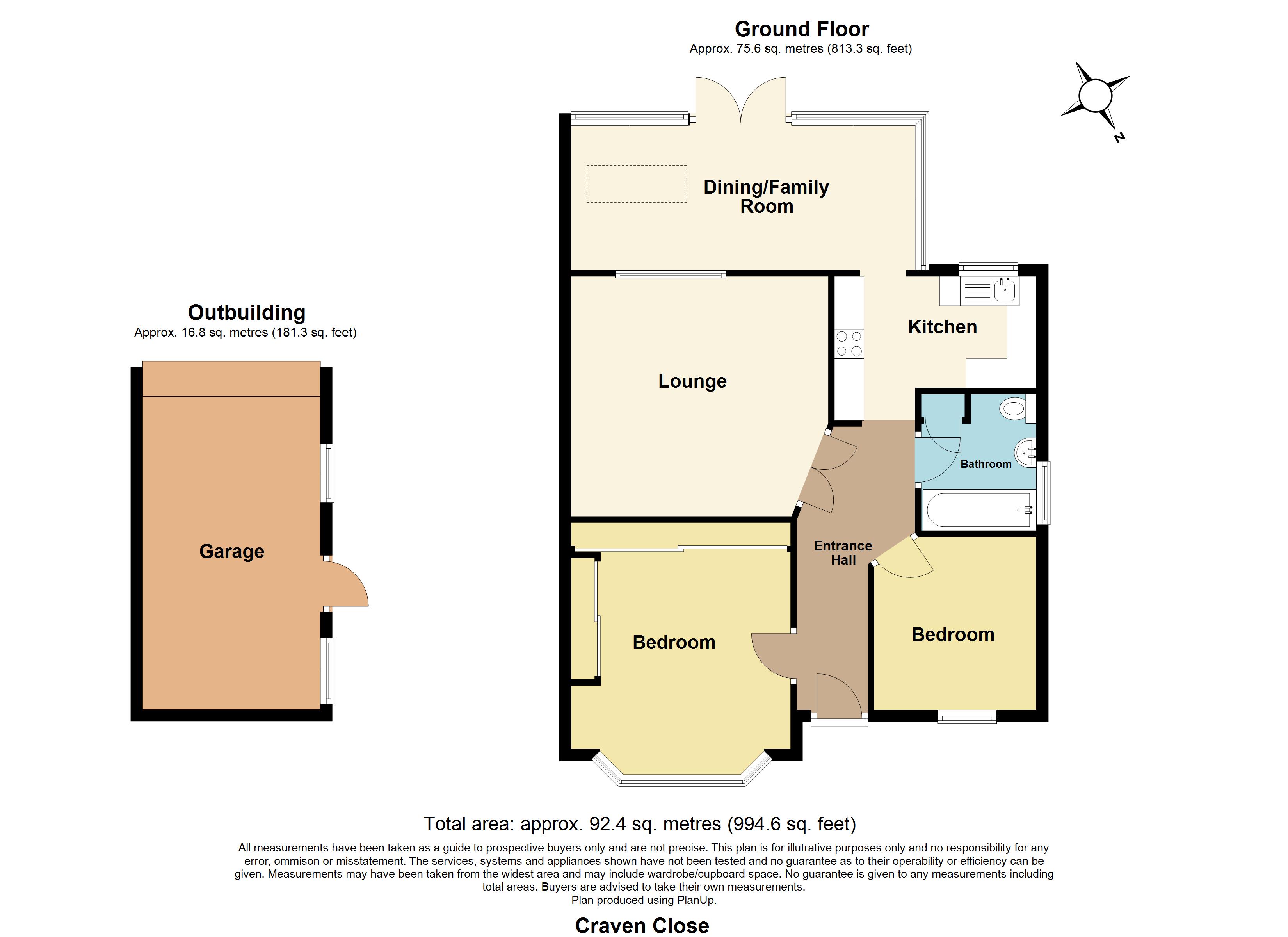 6, Craven Close, Essex floorplan