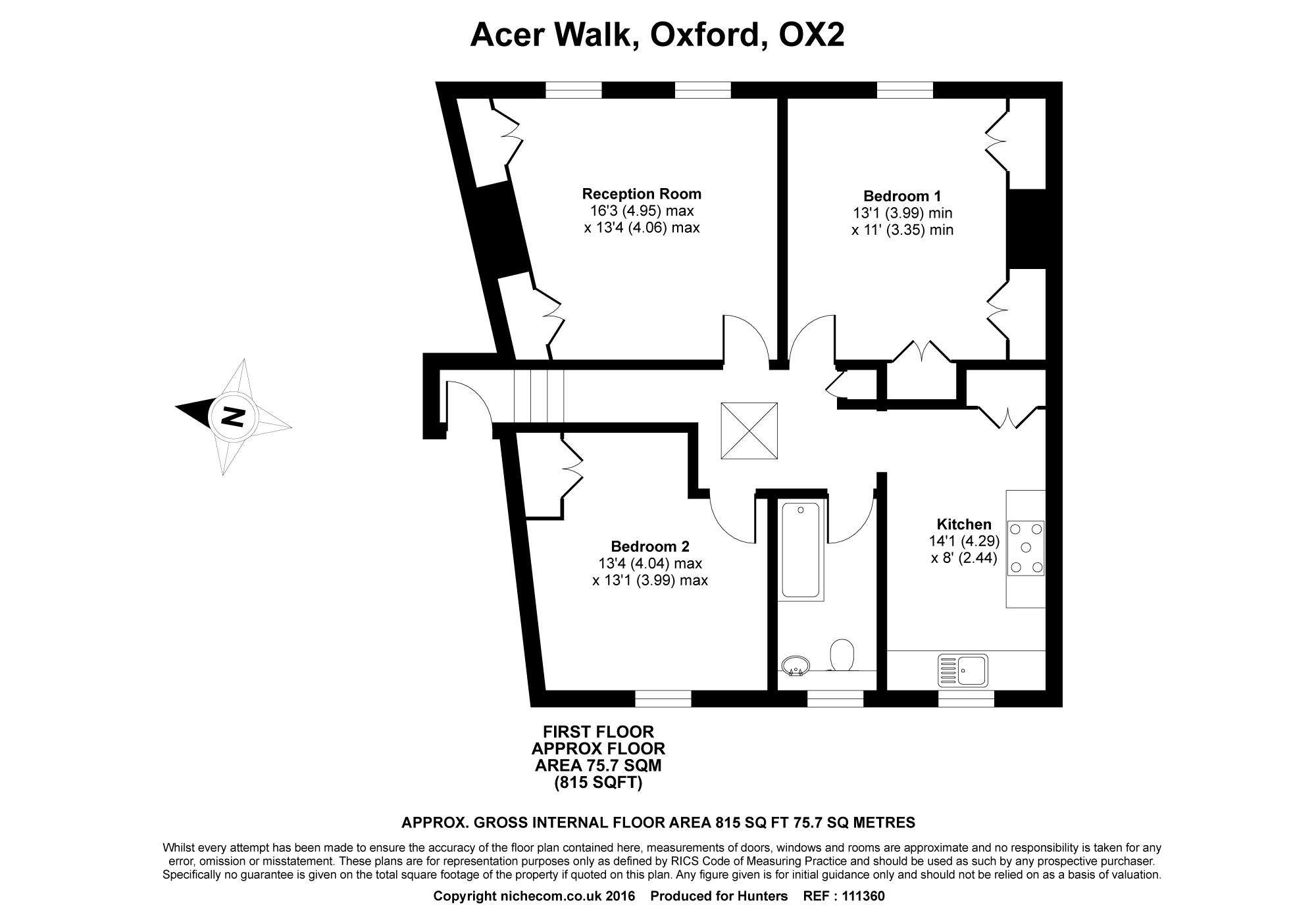 2 Bedrooms Flat to rent in Acer Walk, Oxford OX2