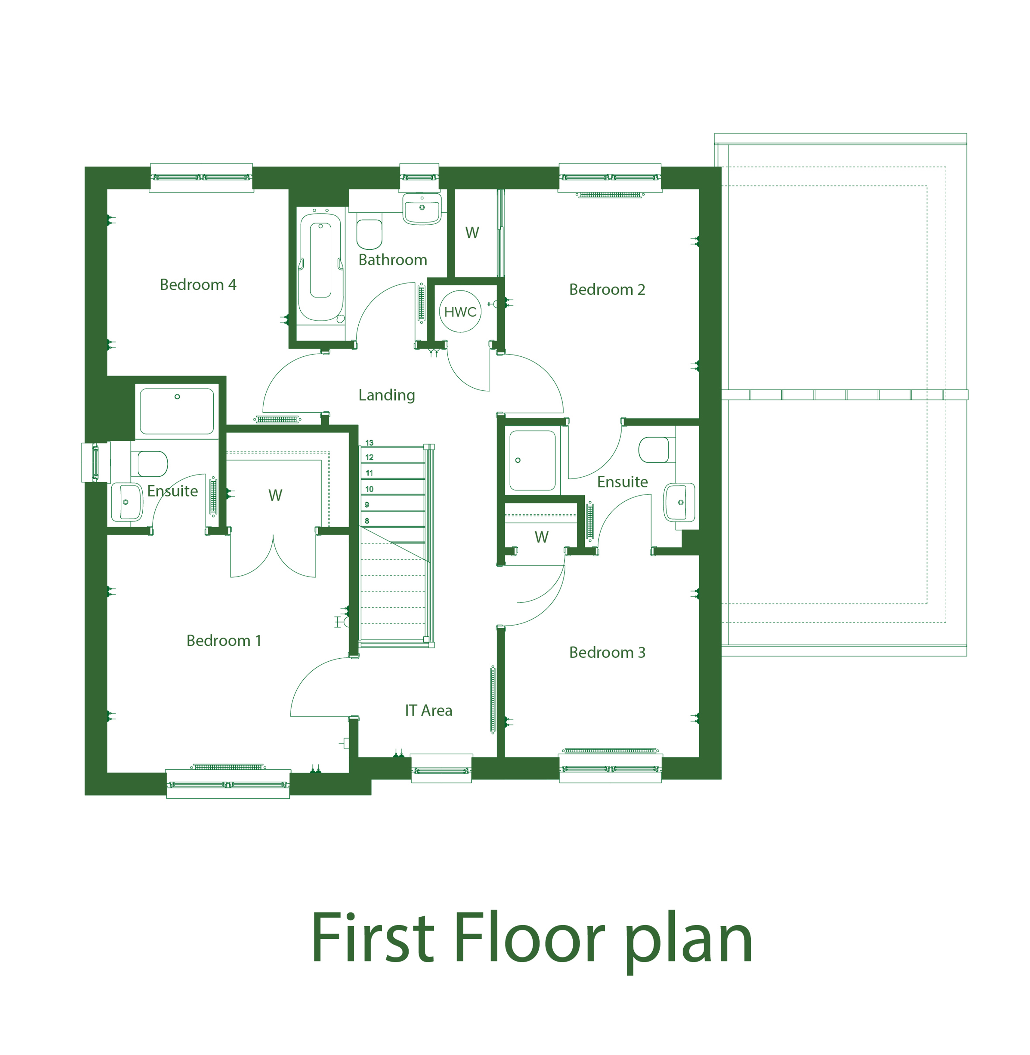 91, Conon Green, Off Oak Gardens, Conon Bridge floorplan