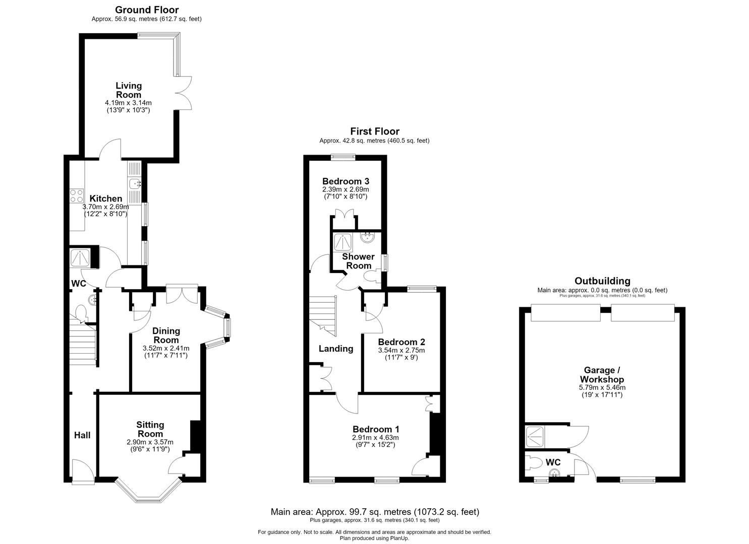 63, Coleridge Road, Cambridge floorplan