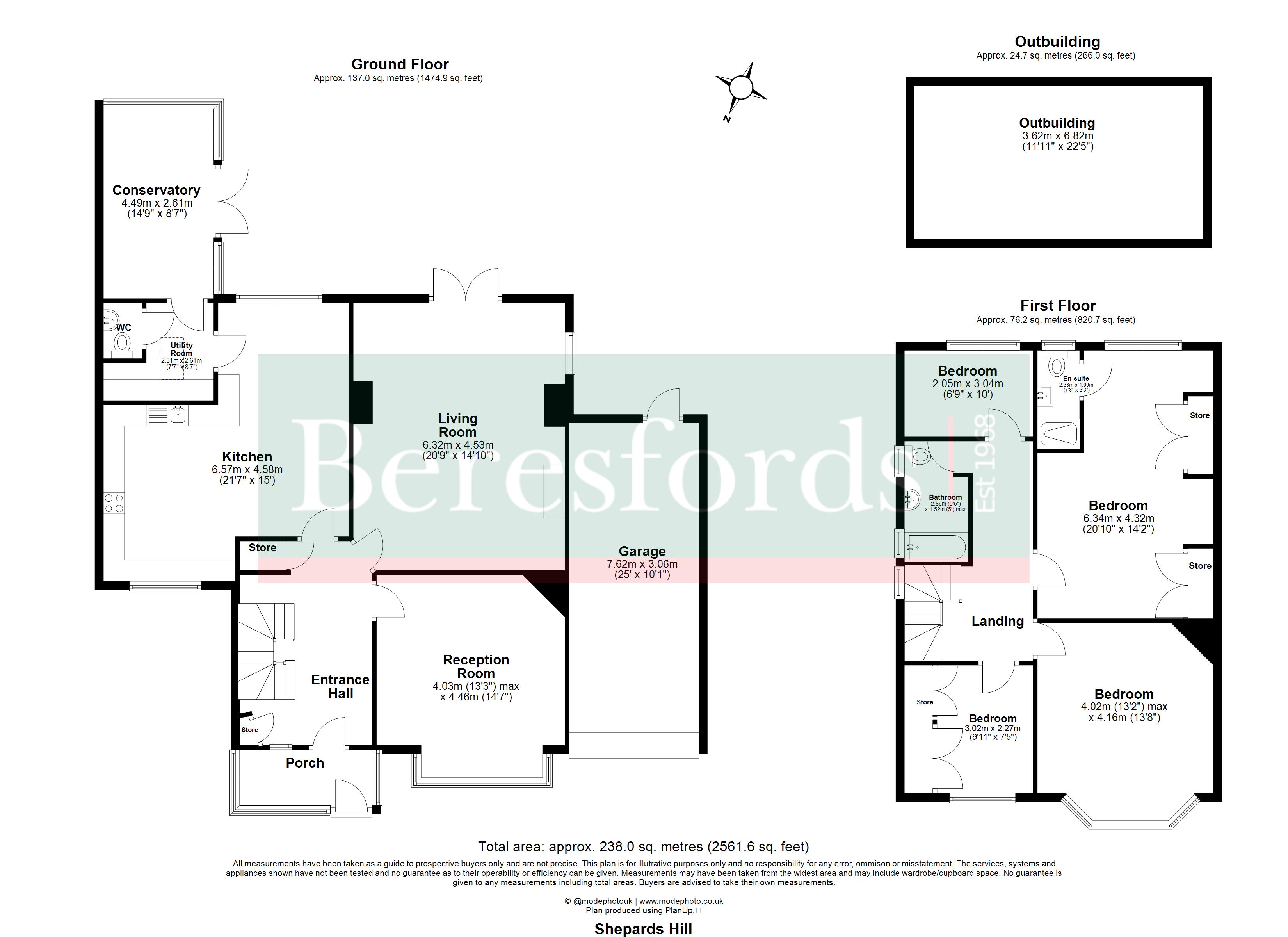 137, Shepherds Hill, Harold Wood floorplan