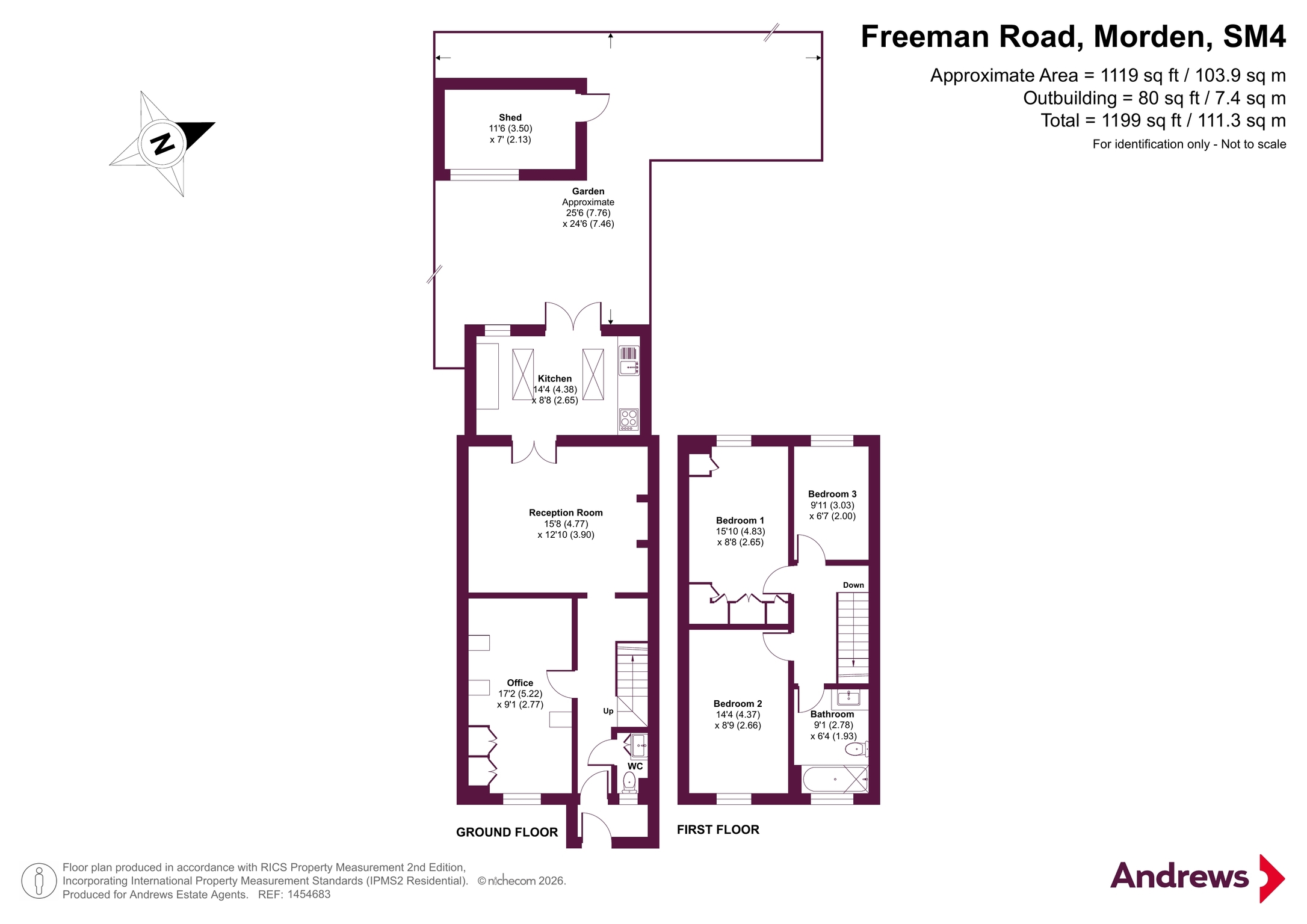 18, Freeman Road, Morden floorplan