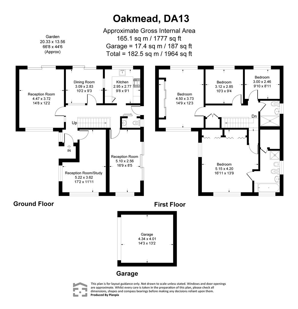 4, Oakmead, Meopham floorplan