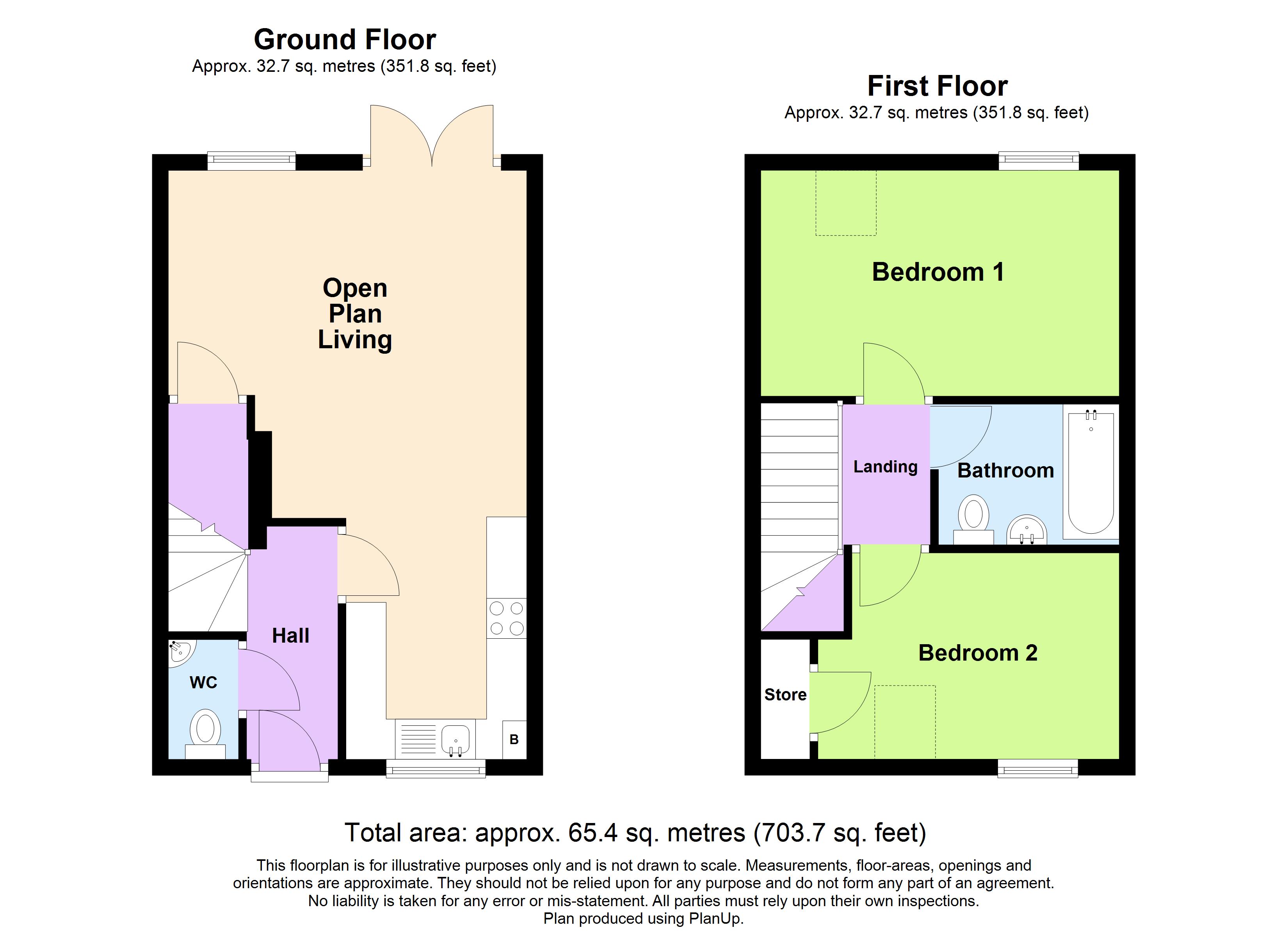 9, Glanafon Gardens, Pembrokeshire floorplan