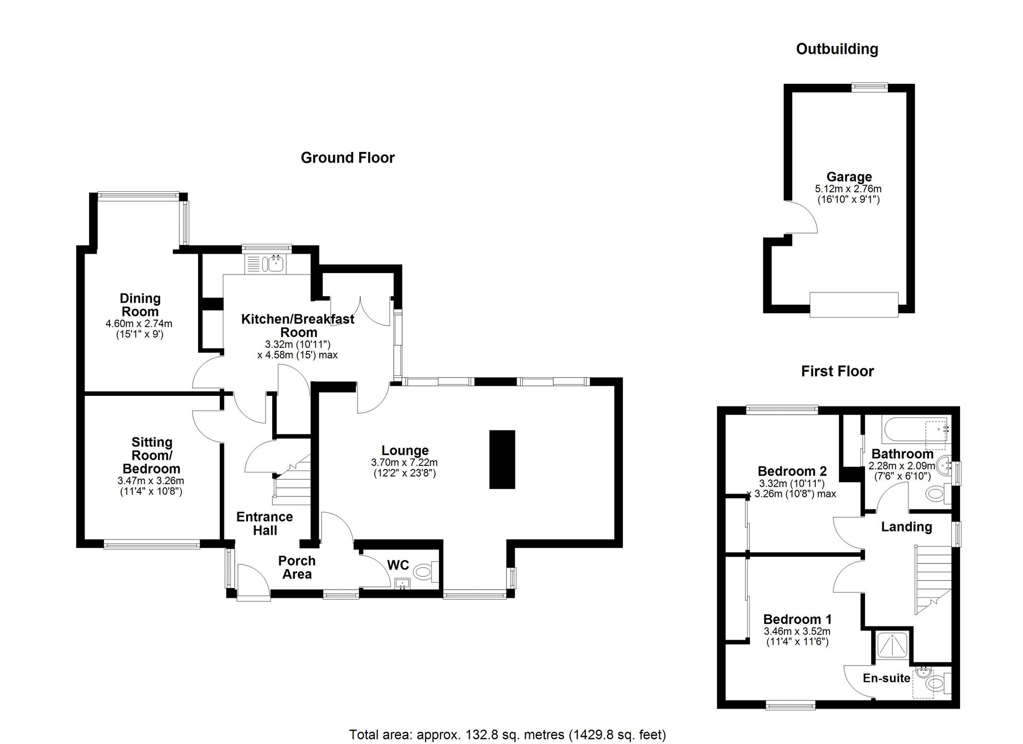 20 Well Lane, Ingatestone floorplan