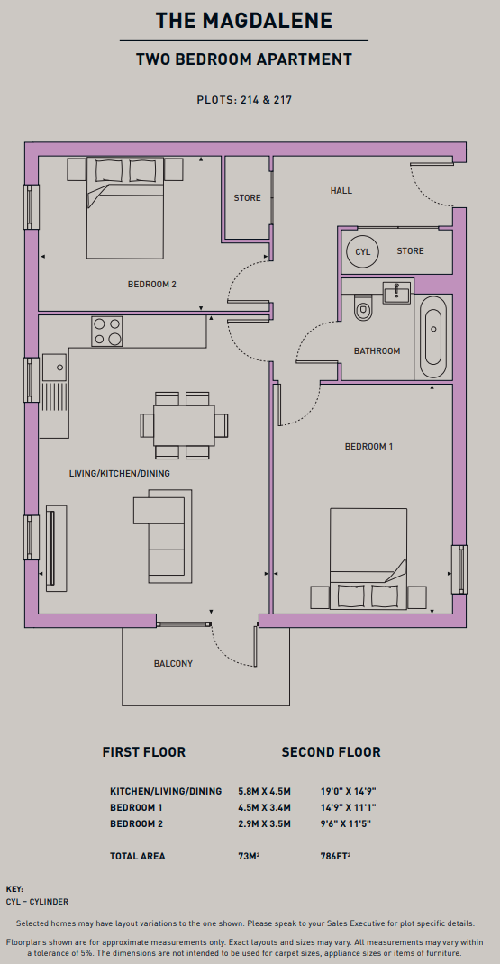 68 (The Magdalene), Edward Grange Street , Cambridge floorplan