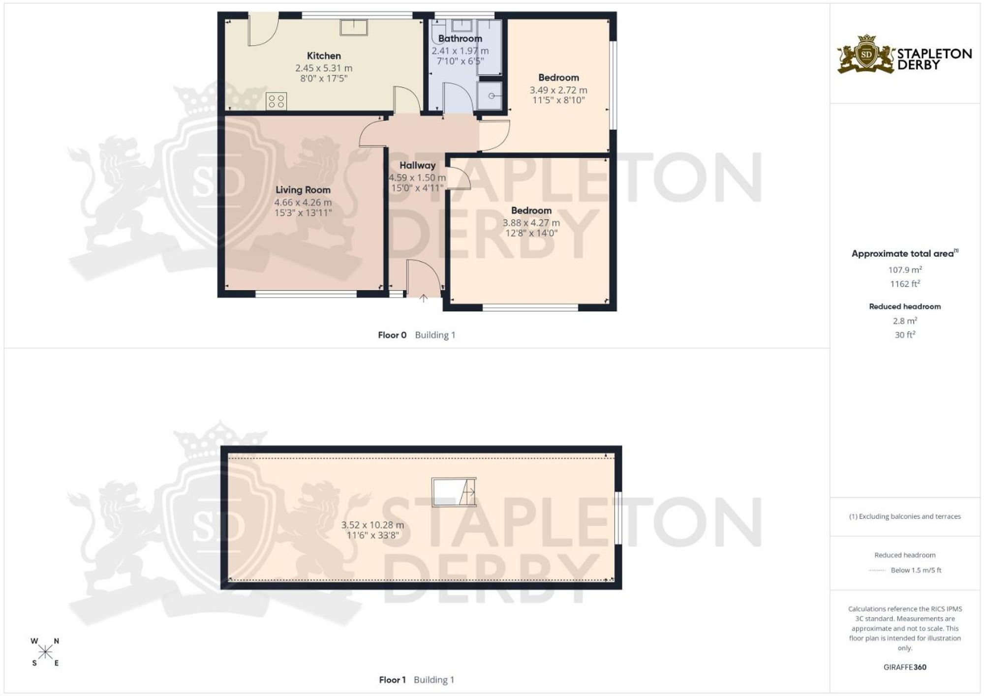 109 Portico Lane, Prescot floorplan