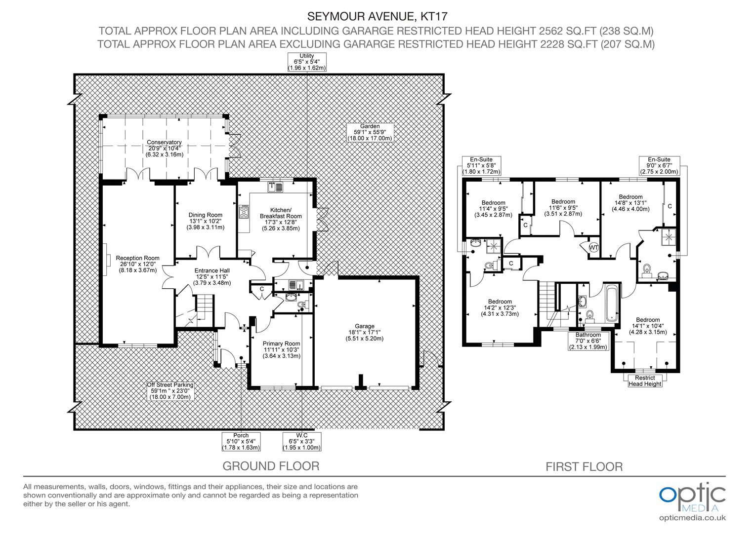 70, Seymour Avenue, East Ewell floorplan