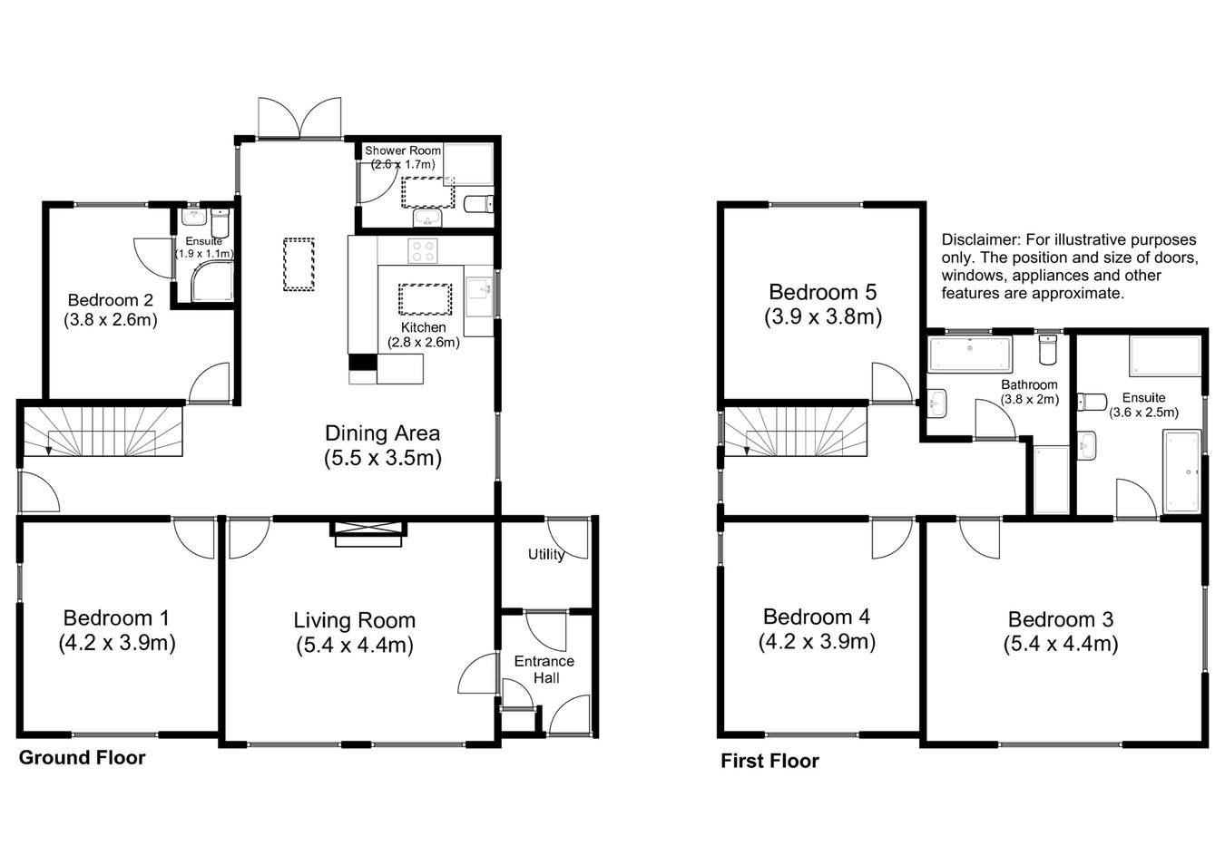 Haul A Gwynt, Lon Uchaf, Pwllheli floorplan