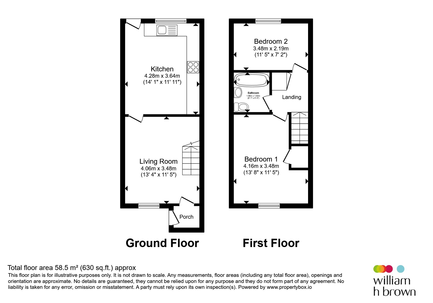 4, Brownhill Road, Batley floorplan