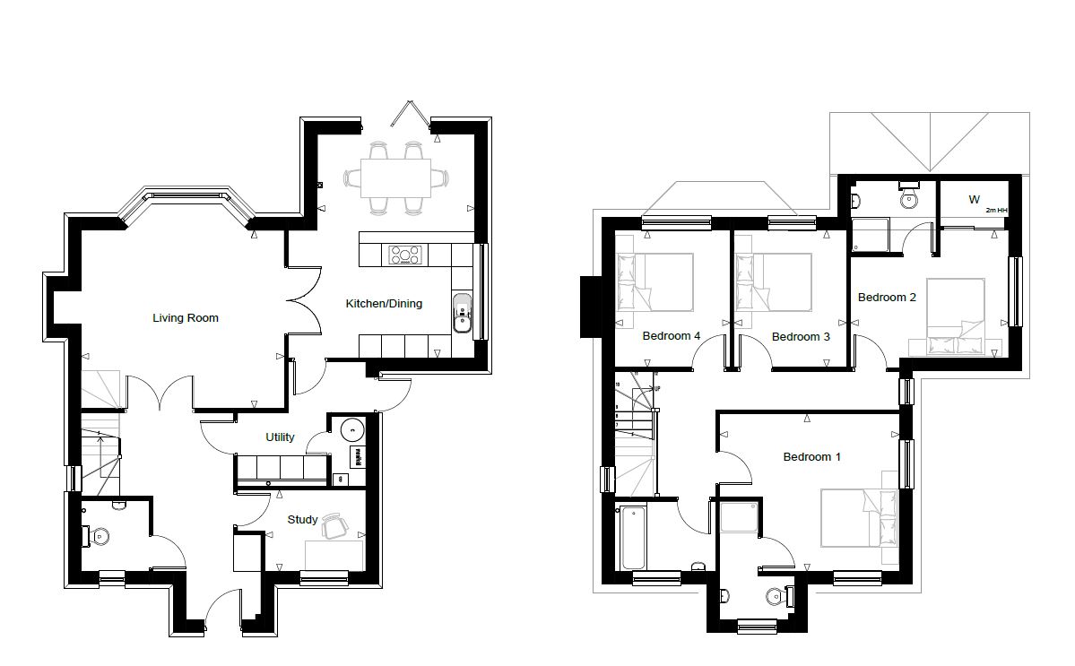 Plot 43, Roundwell Park, Maidstone floorplan