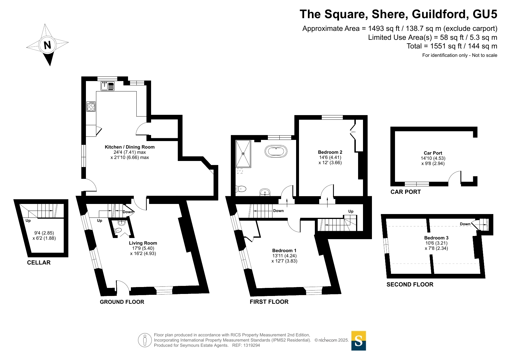 The Cottage,, The Square, Guildford floorplan