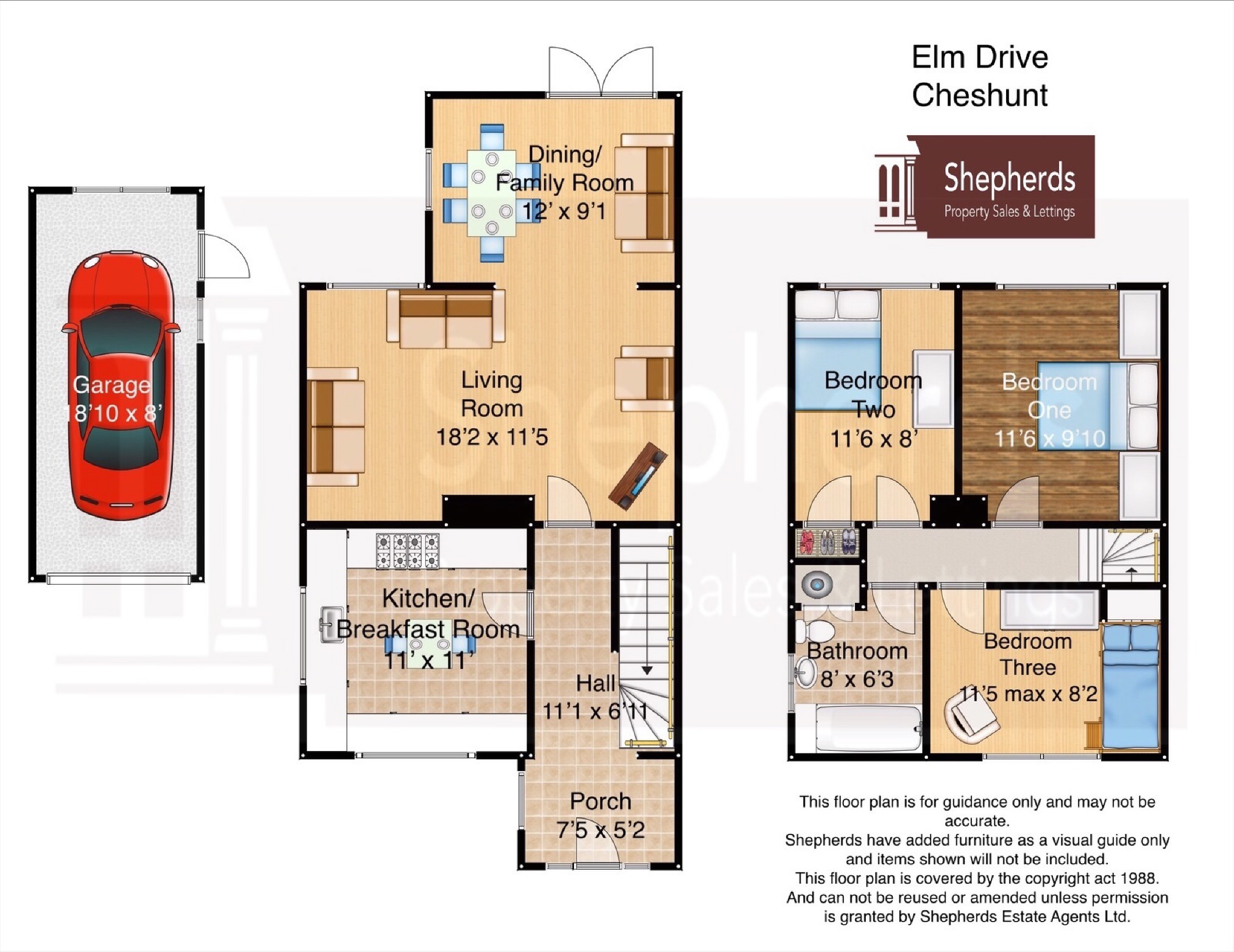 3 Bedrooms Semi-detached house for sale in Elm Drive, Cheshunt, Hertfordshire EN8