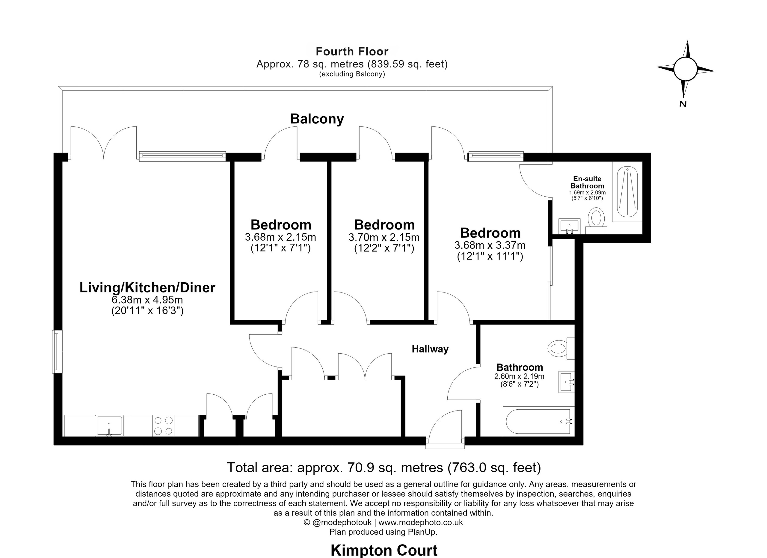 Flat 20, London floorplan