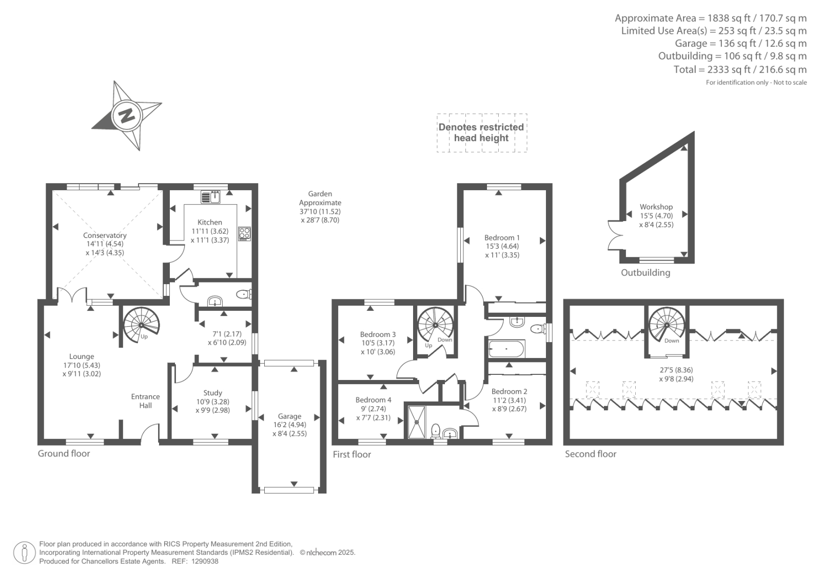 7, Waterford Lane, Witney floorplan