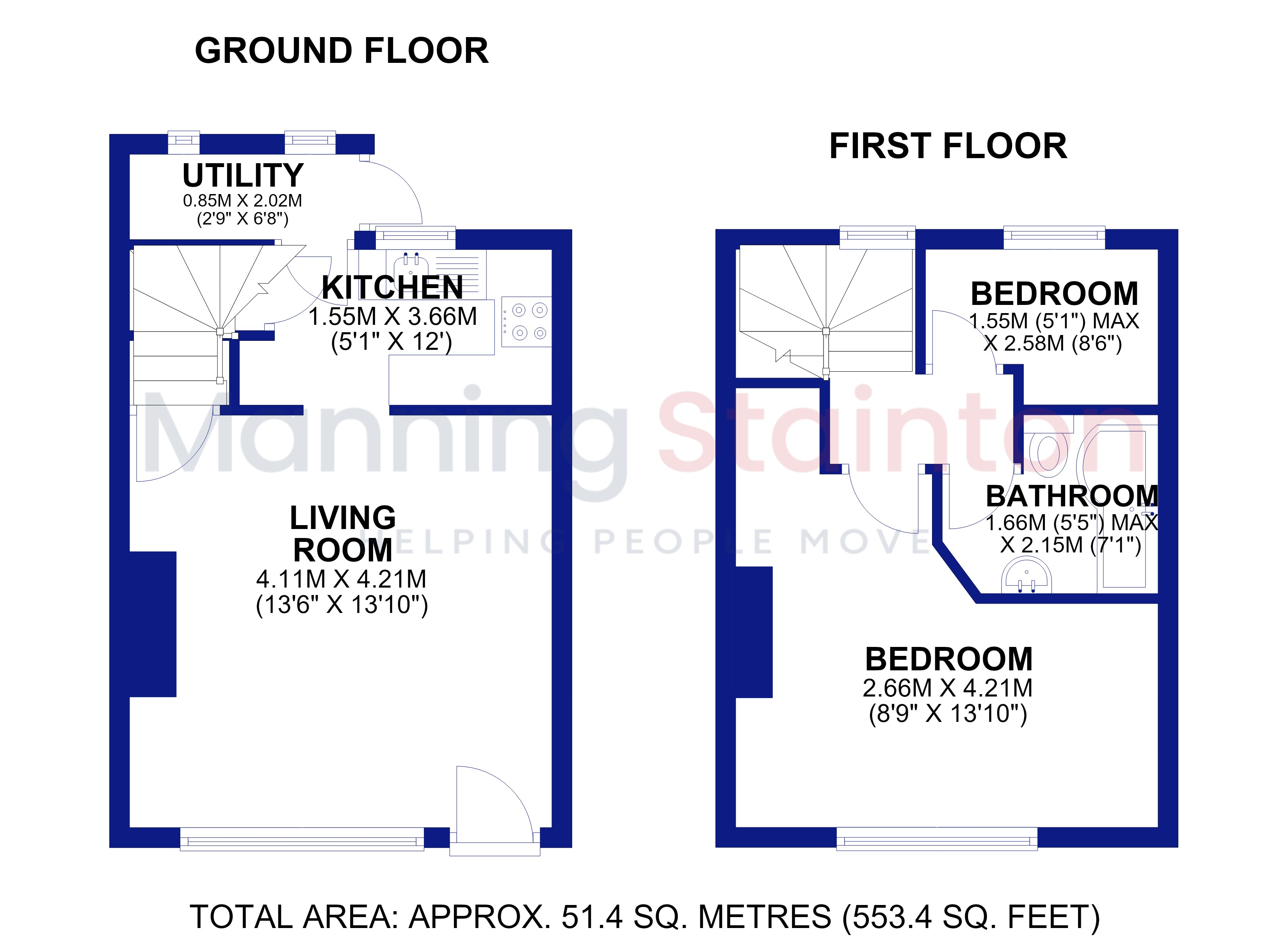 3, Huggan Row, West Yorkshire floorplan