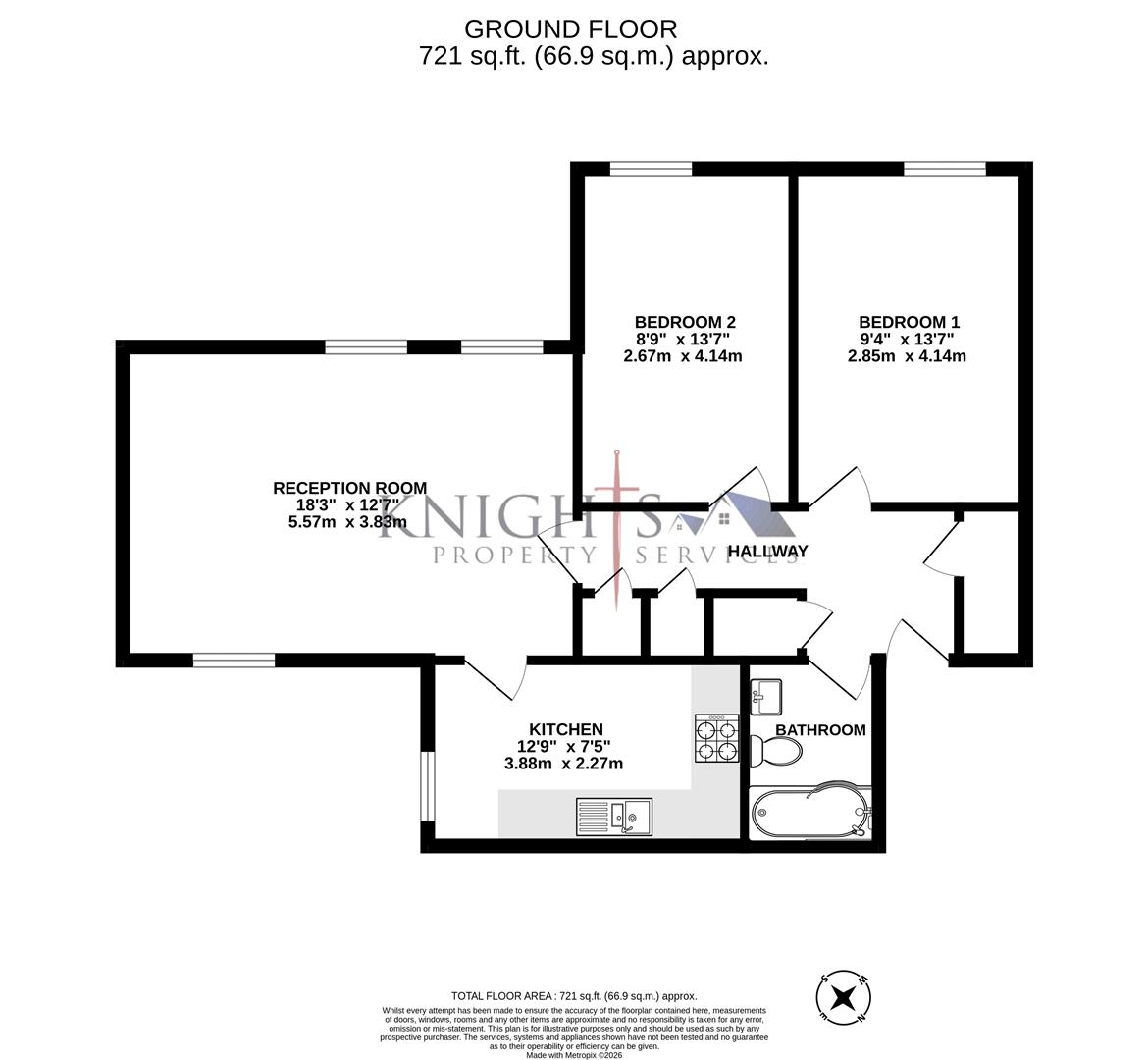 74, Dawsmere Close, Camberley floorplan