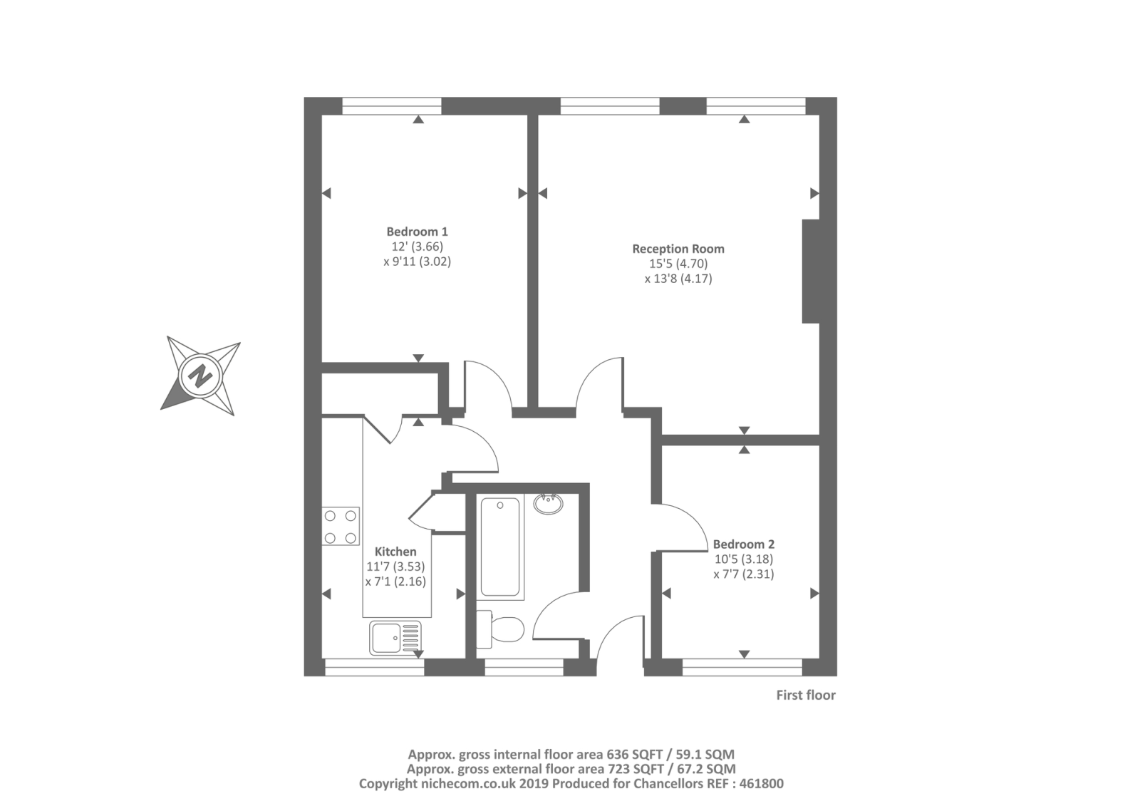 2 Bedrooms Flat for sale in Virginia Water, Surrey GU25