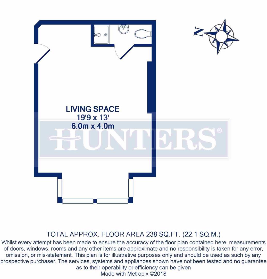 Hilltop Road, London floorplan