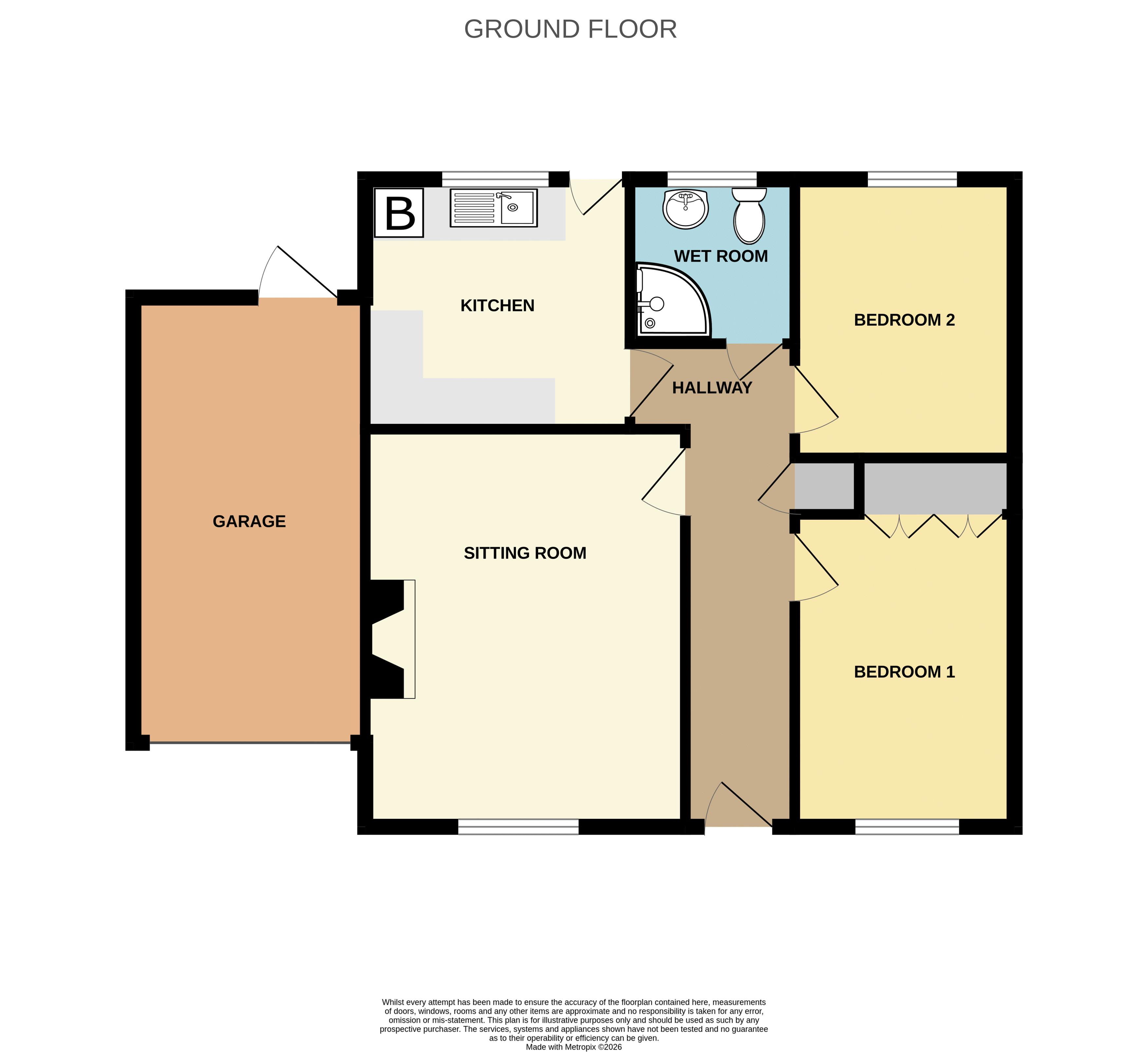 1, Wessex Rise, Somerton floorplan
