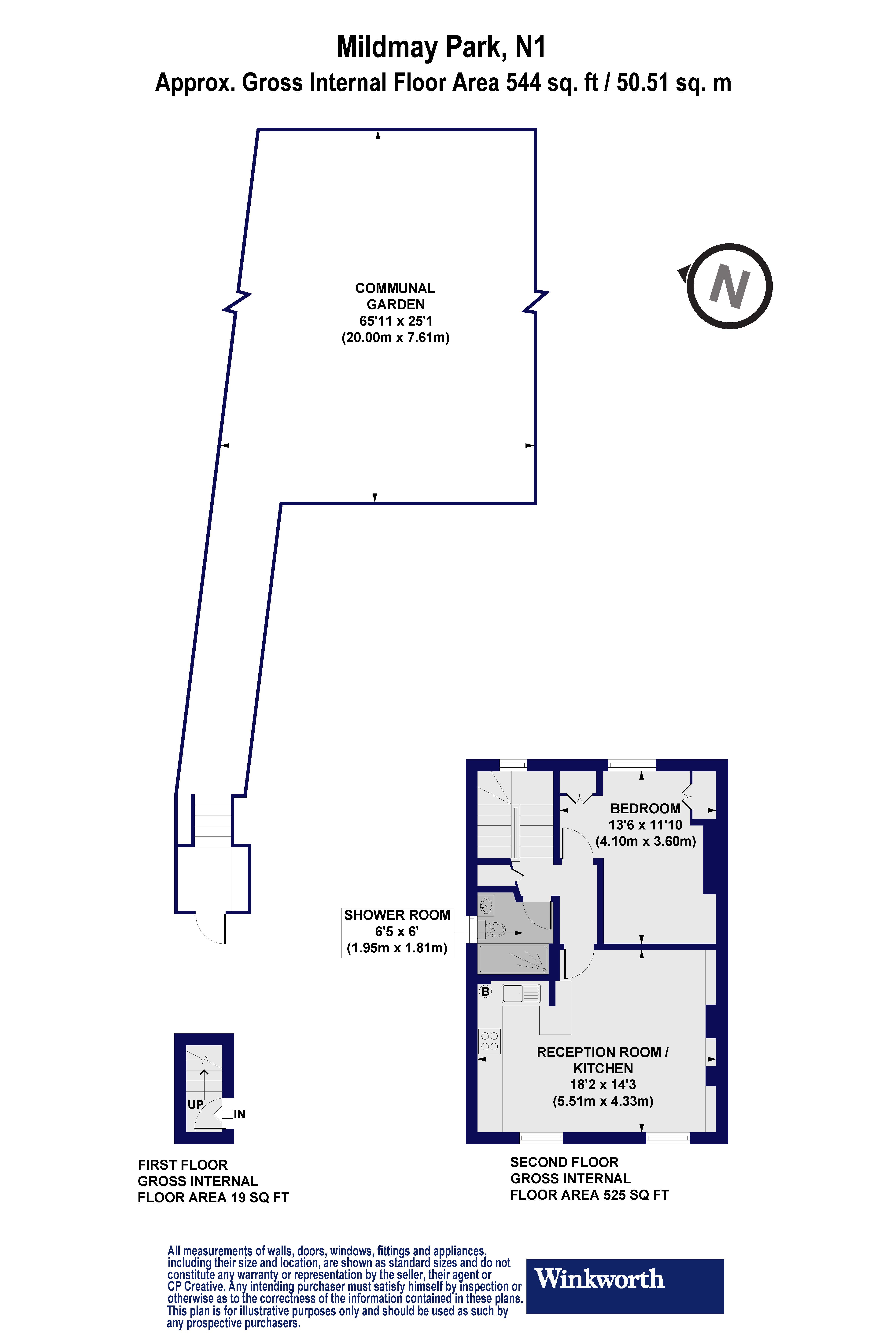 Mildmay Park, London, N1 floorplan