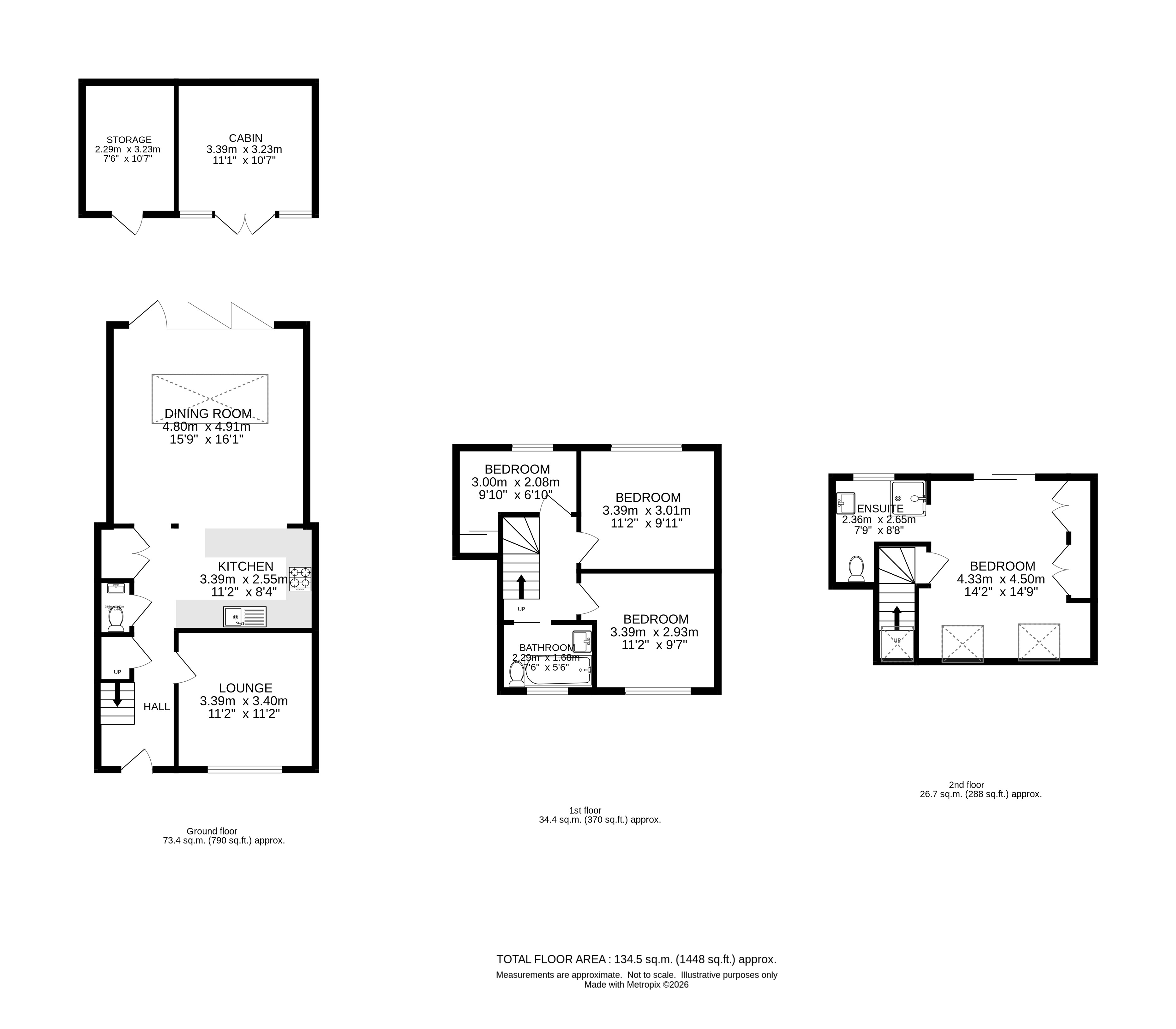 10, Courtney Crescent, Carshalton floorplan
