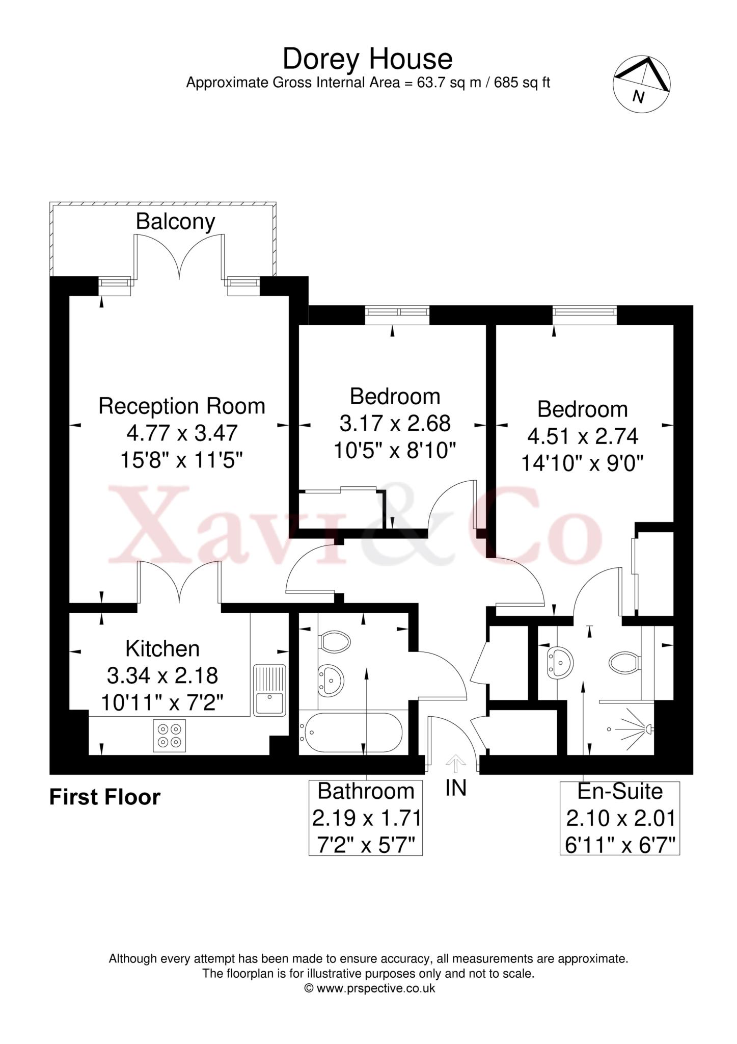 9 Dorey House, High Street, Brentford floorplan
