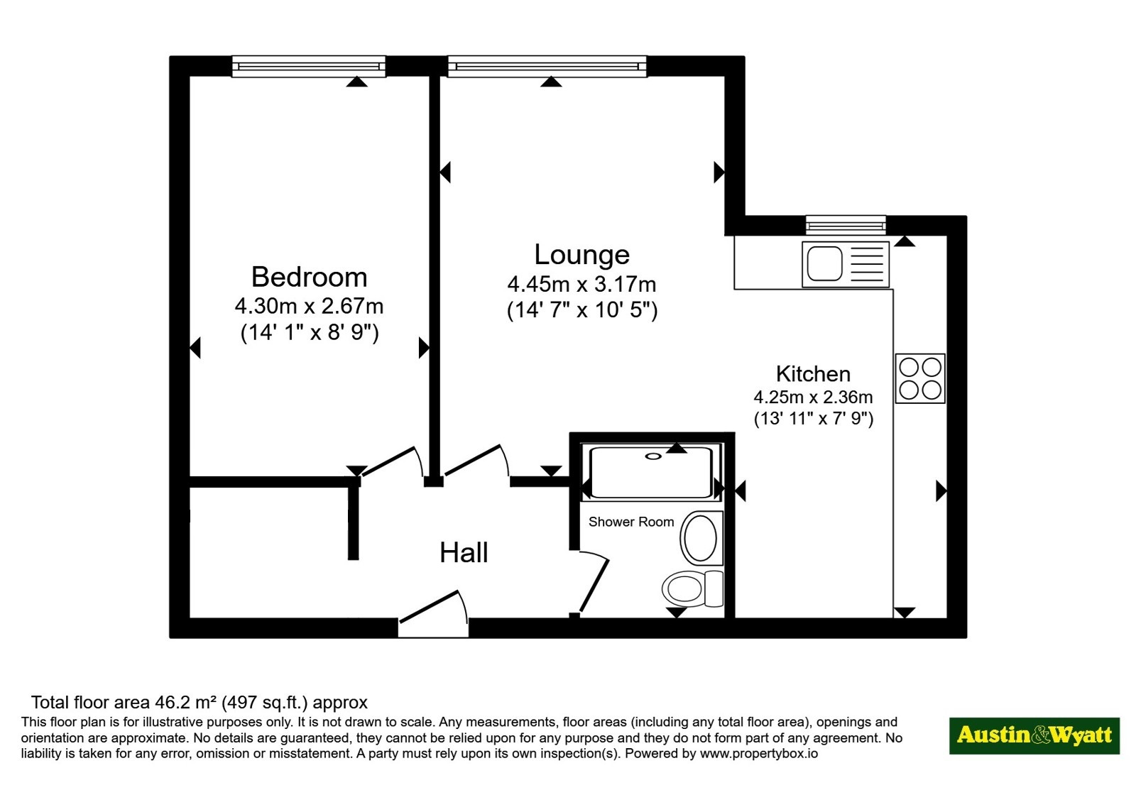Flat 2, Rider Court,, Beaulieu Road, Southampton floorplan