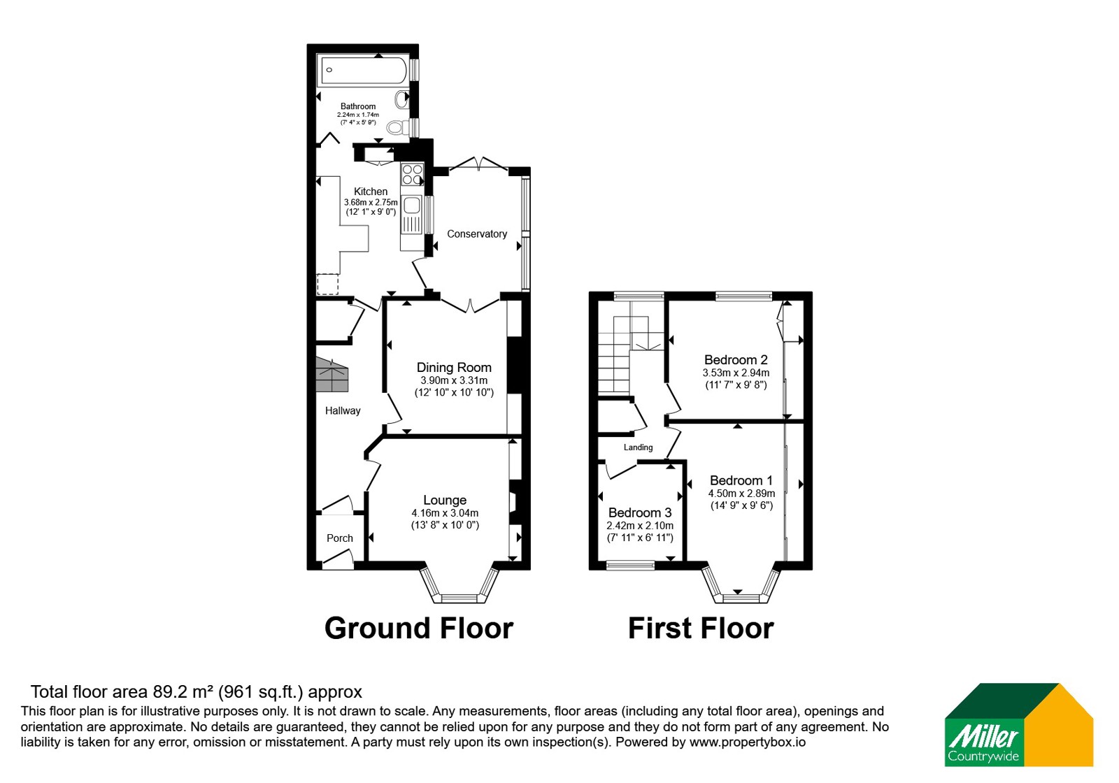 6, Copper Terrace, Cornwall floorplan