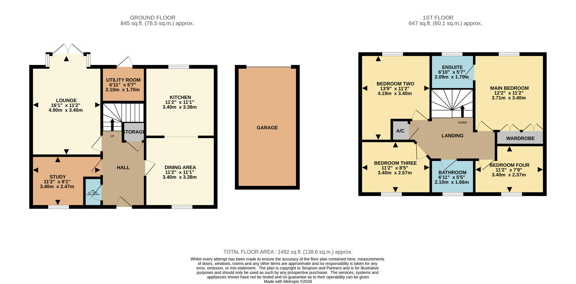 2, Whitchurch Walk, St. Neots floorplan