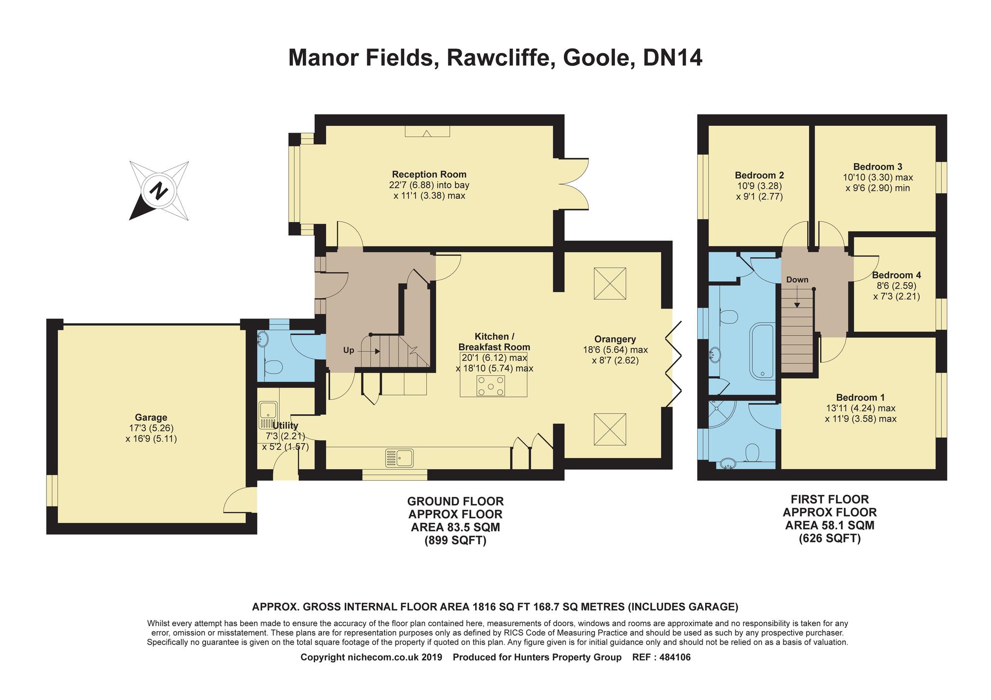 4 Bedrooms Detached house for sale in Manor Fields, Rawcliffe, Goole DN14