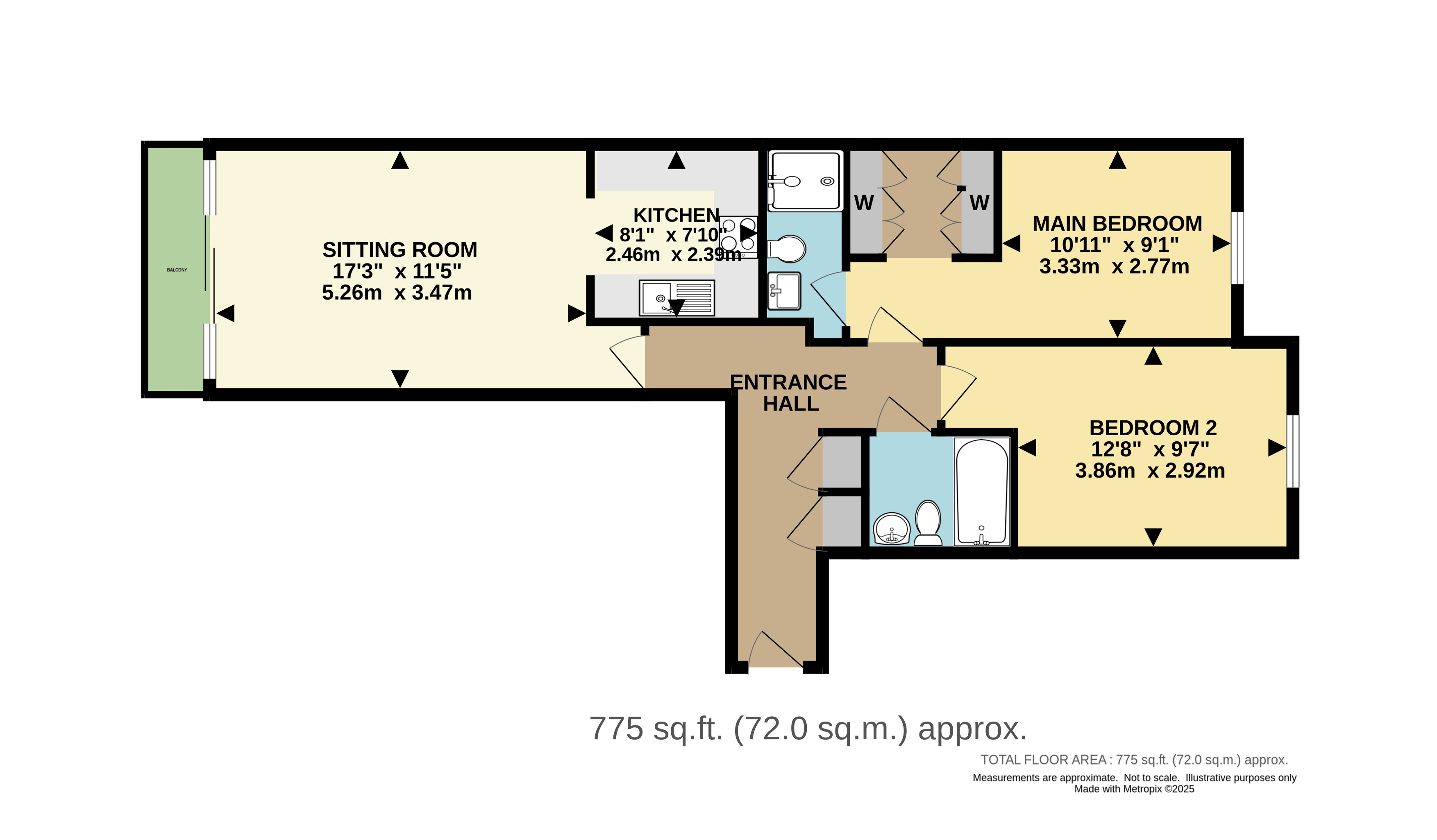 Highbury Drive, Leatherhead, Surrey, KT22 floorplan