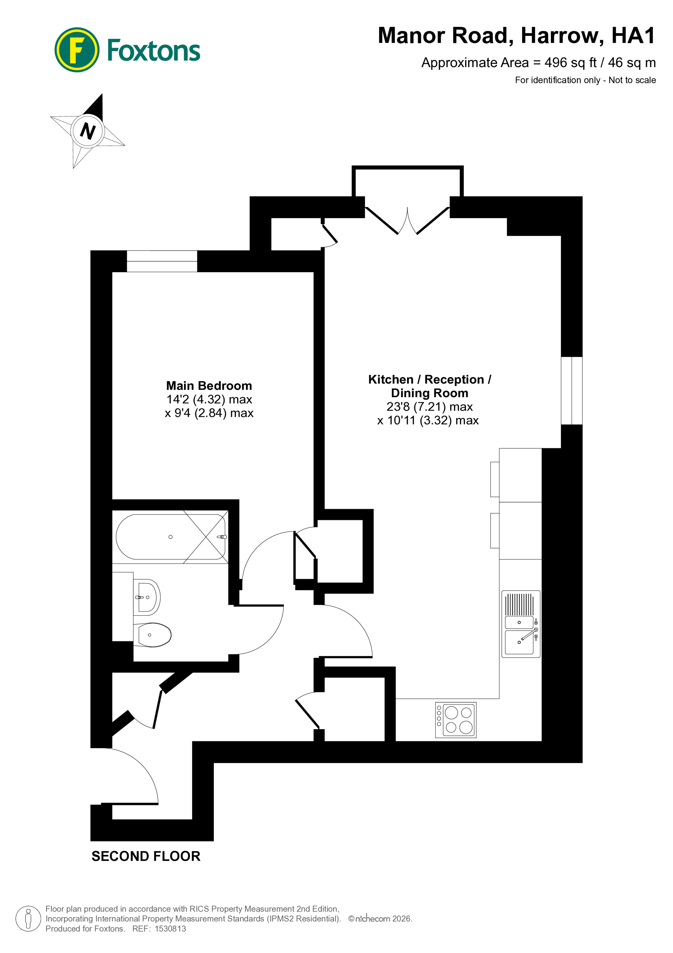 Manor Road, Kenton floorplan