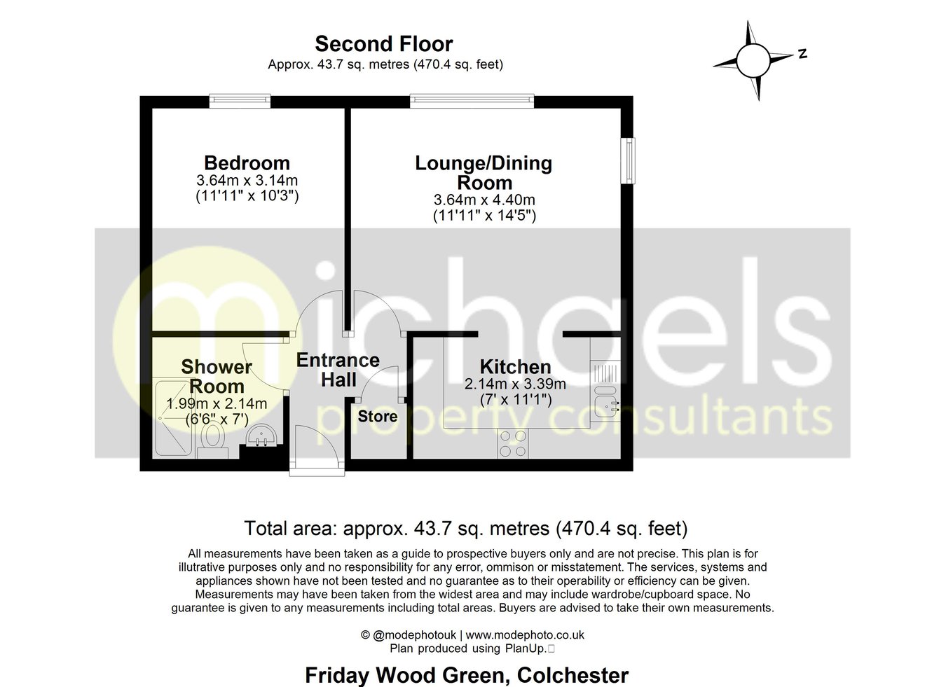 89, Friday Wood Green, Colchester floorplan