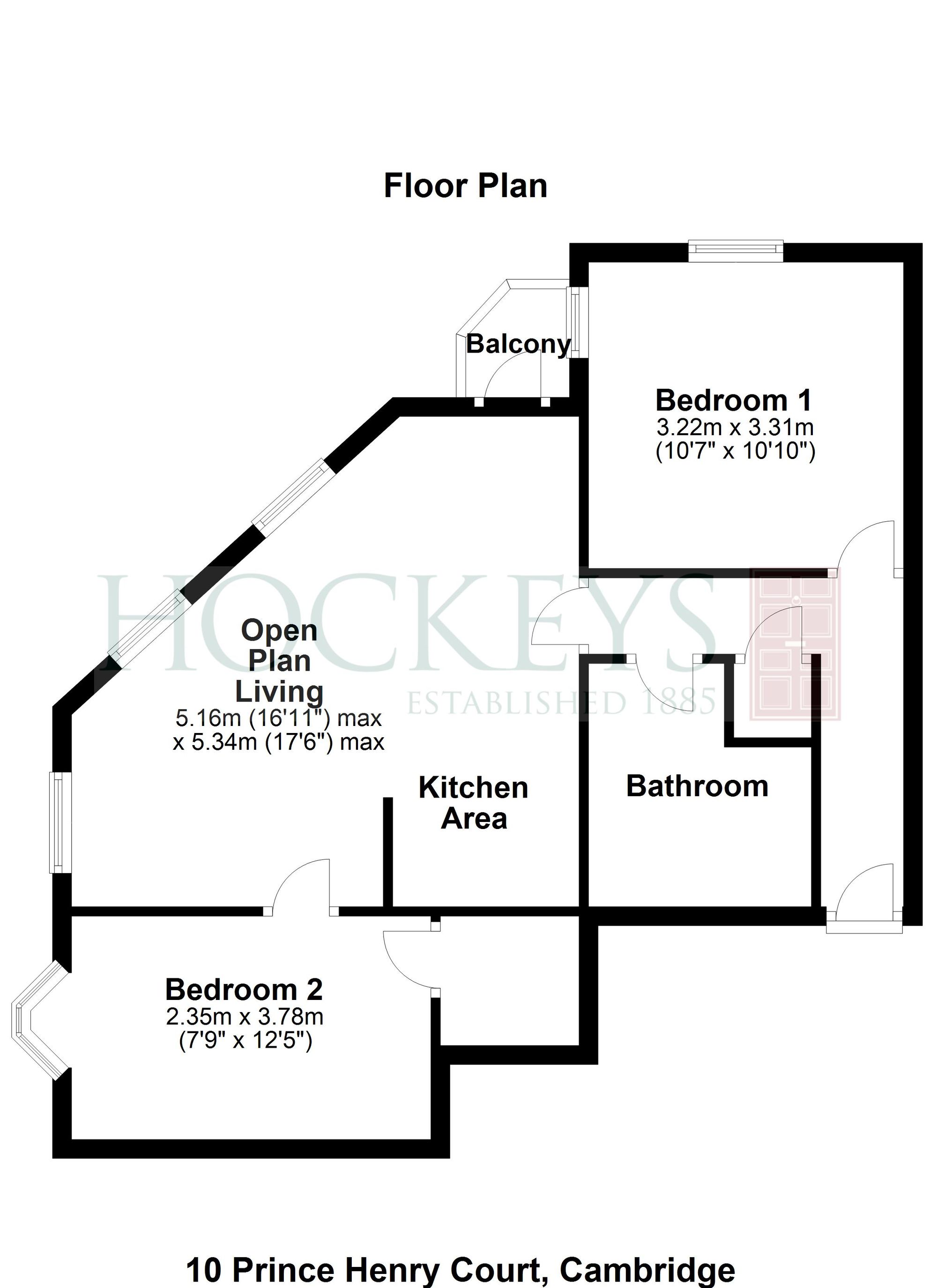Victoria Road, Cambridge CB4, 2 bedroom flat for sale 62818526