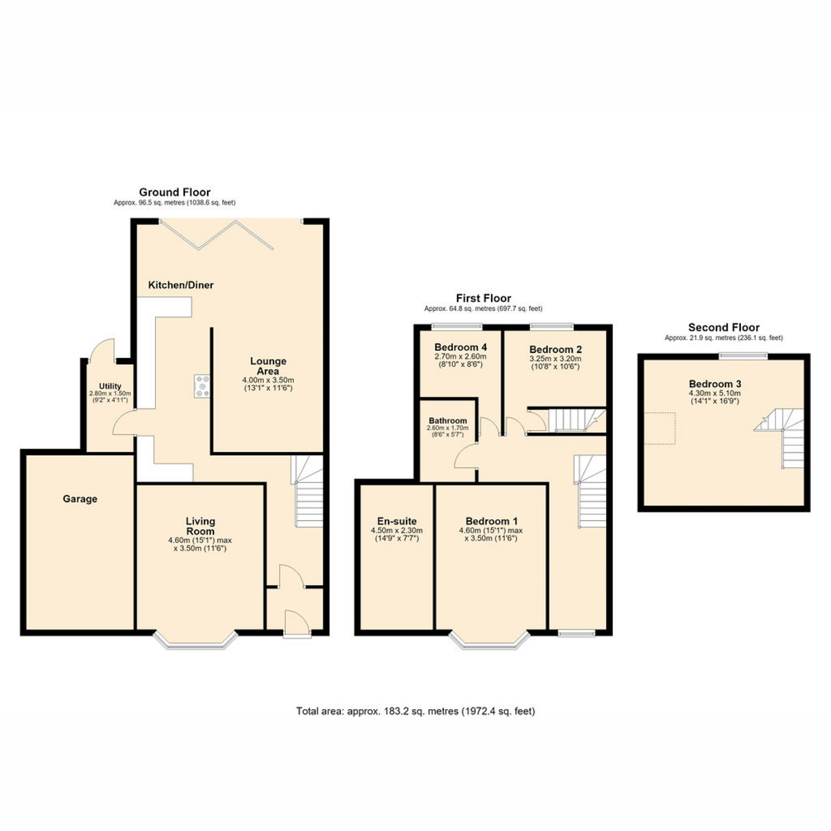 65, Hulham Road, Emouth floorplan