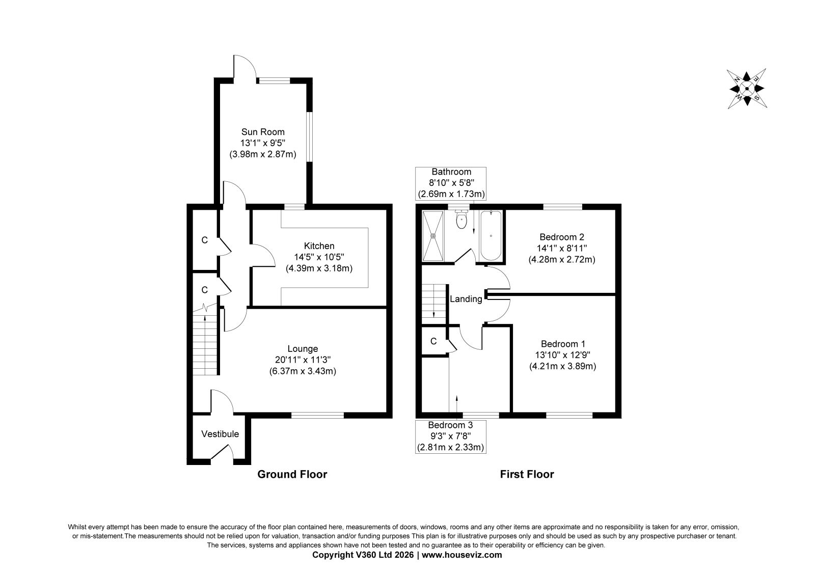 3 Brodie Place, Kilmarnock floorplan