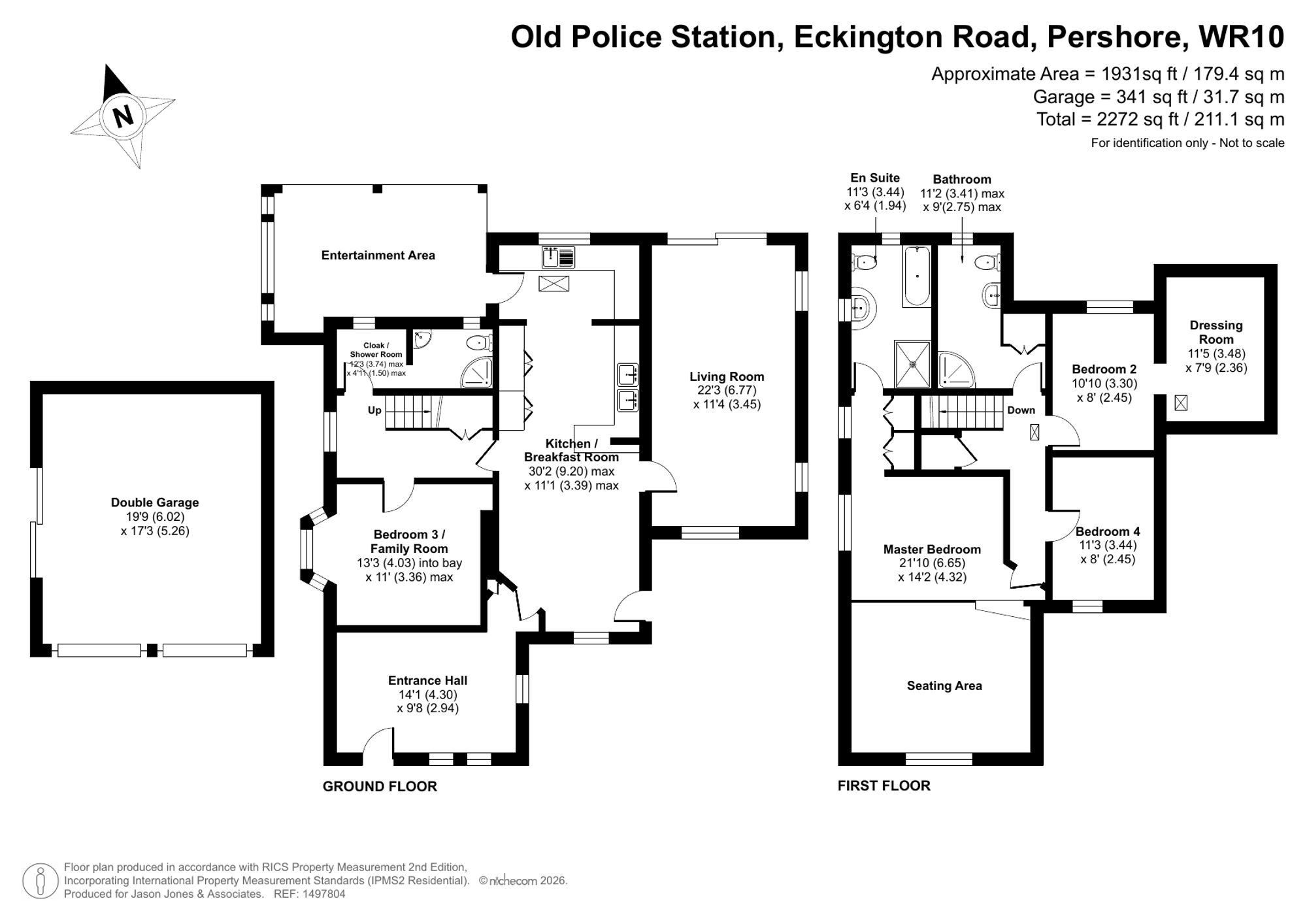 Old Police Station Eckington Road, Pershore floorplan