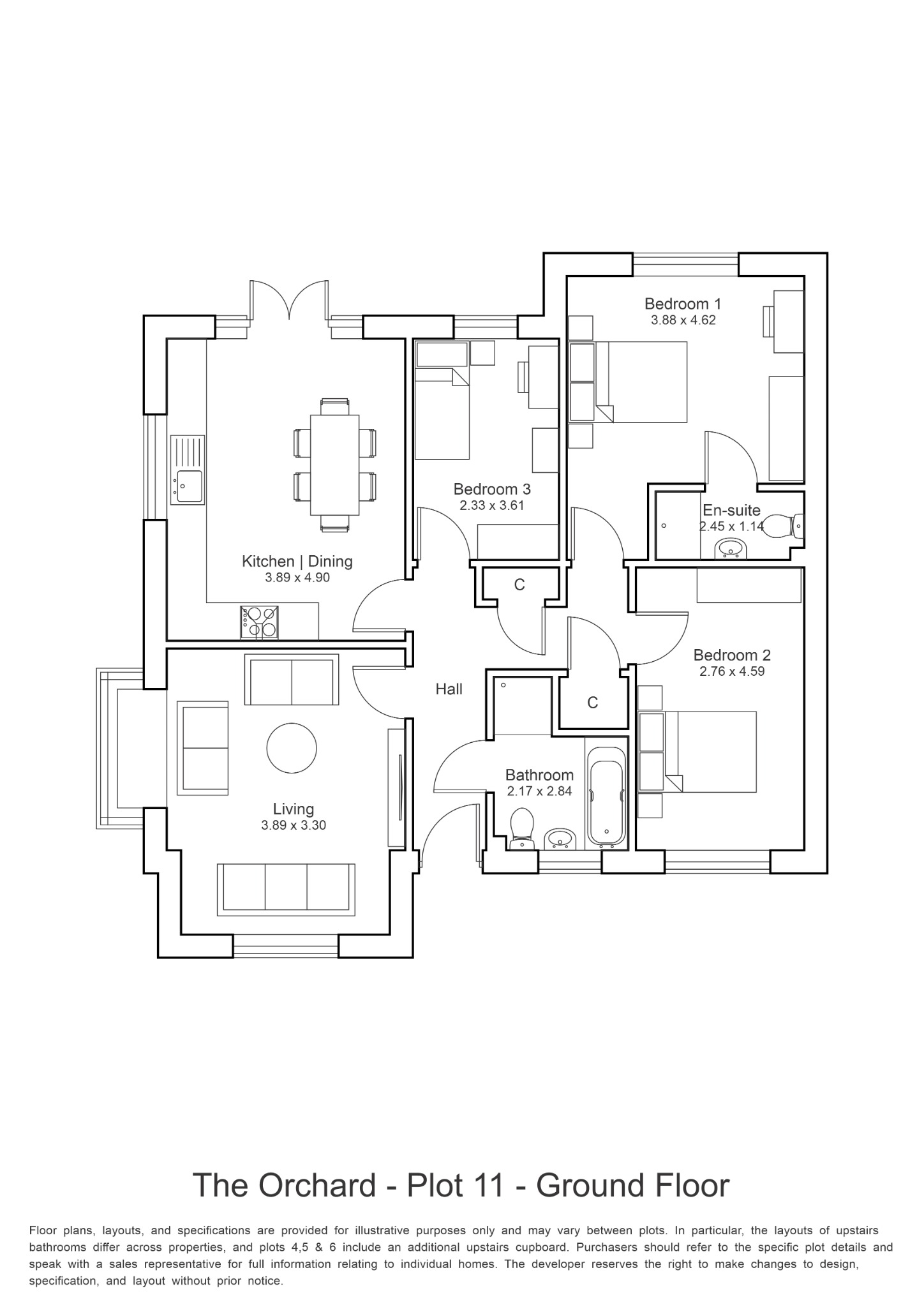 Maltings Manor, The Orchard (Plot 11) Off Coopers Crescent, Colchester floorplan