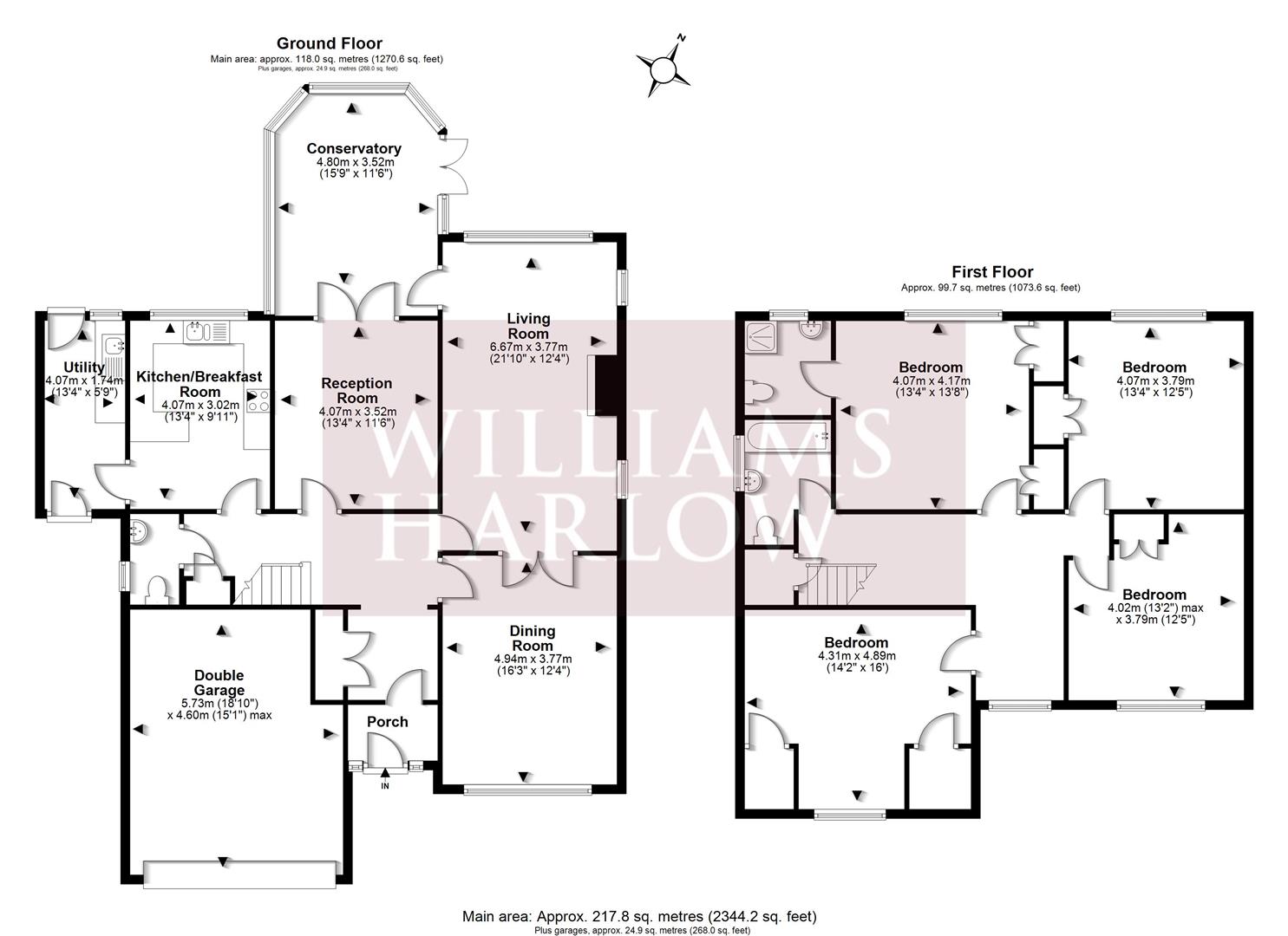 6, Cedar Walk, Tadworth floorplan
