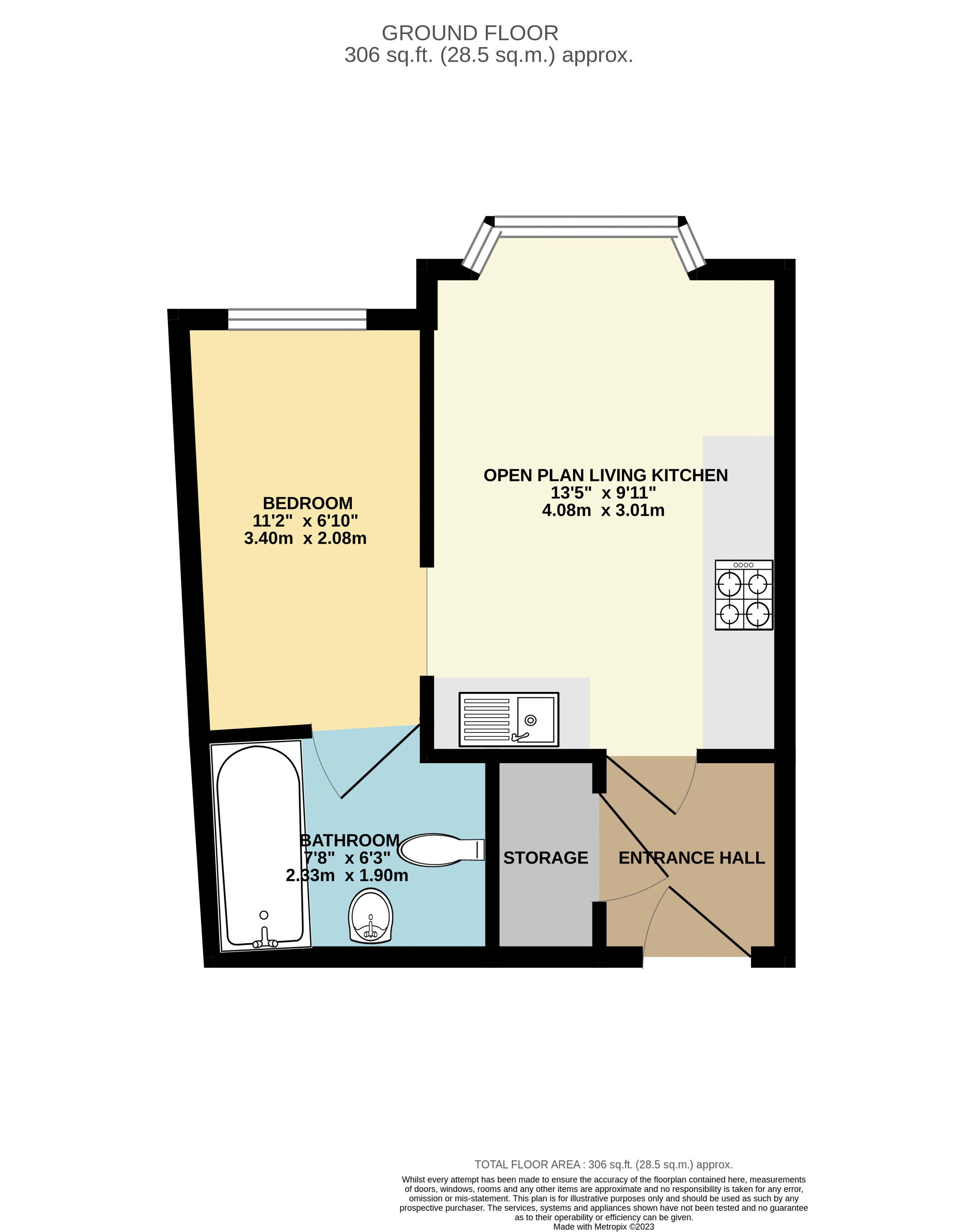 Apartment 4, 42 Clasketgate, Lincoln floorplan
