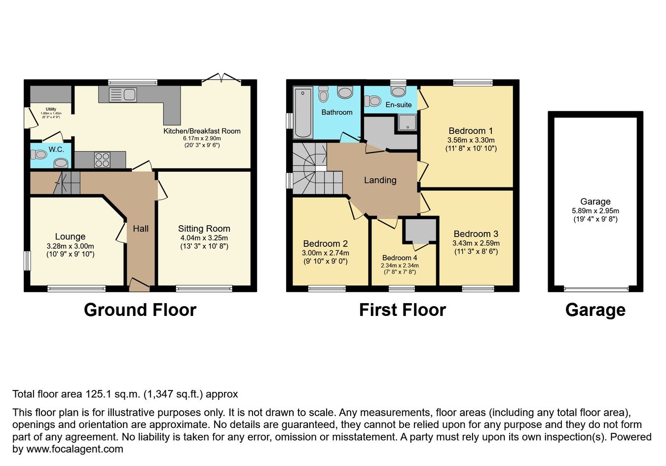 60, Carlton Way, Liskeard floorplan