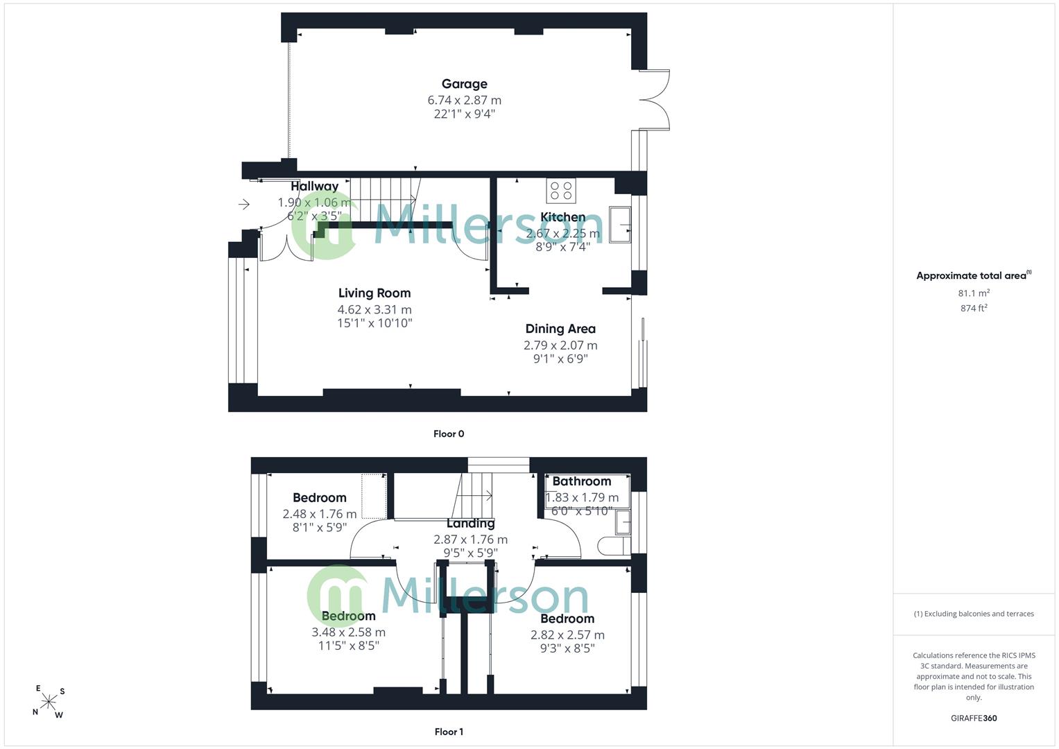 Roscarrack, Redruth floorplan