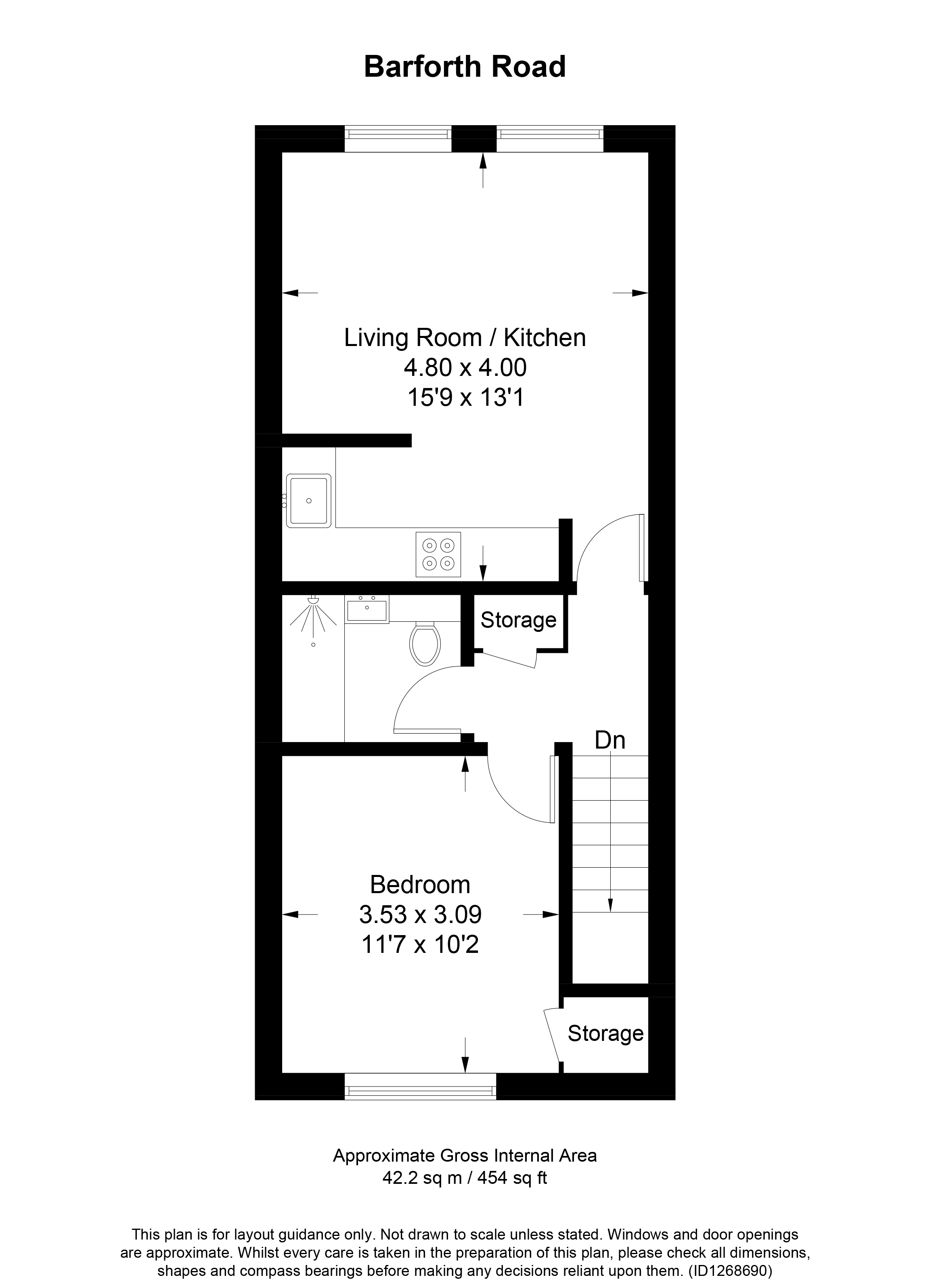 46, Barforth Road, Nunhead floorplan