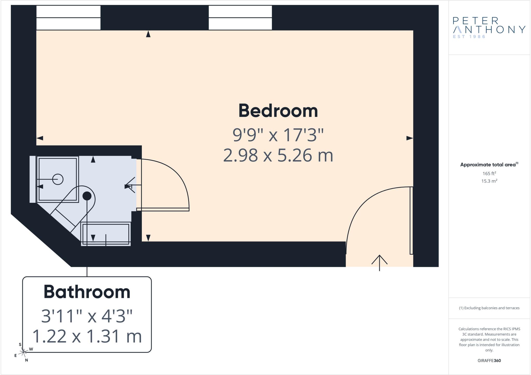 Unit 418,, x1 Chapel Street, Salford floorplan