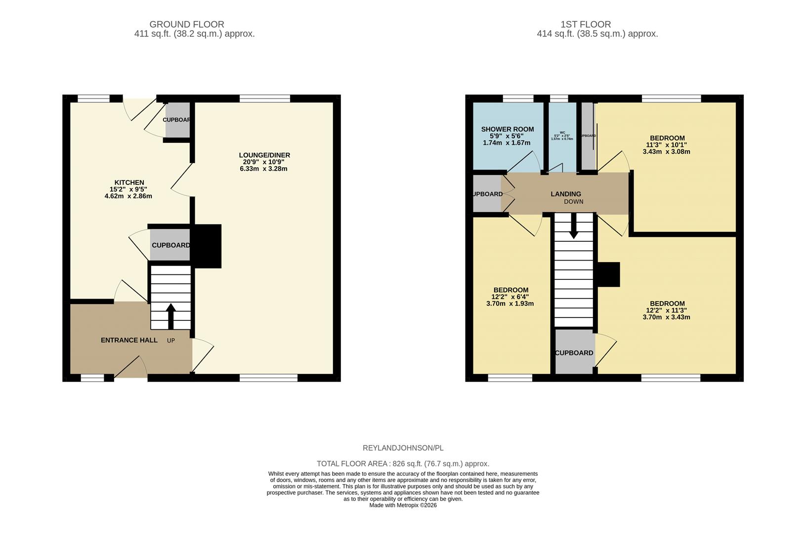 71, Parsonage Leys, Harlow floorplan