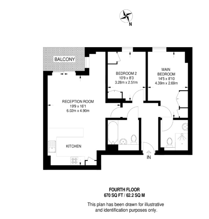 Flat 24/Butterfield House,, Berber Parade, Greenwich floorplan