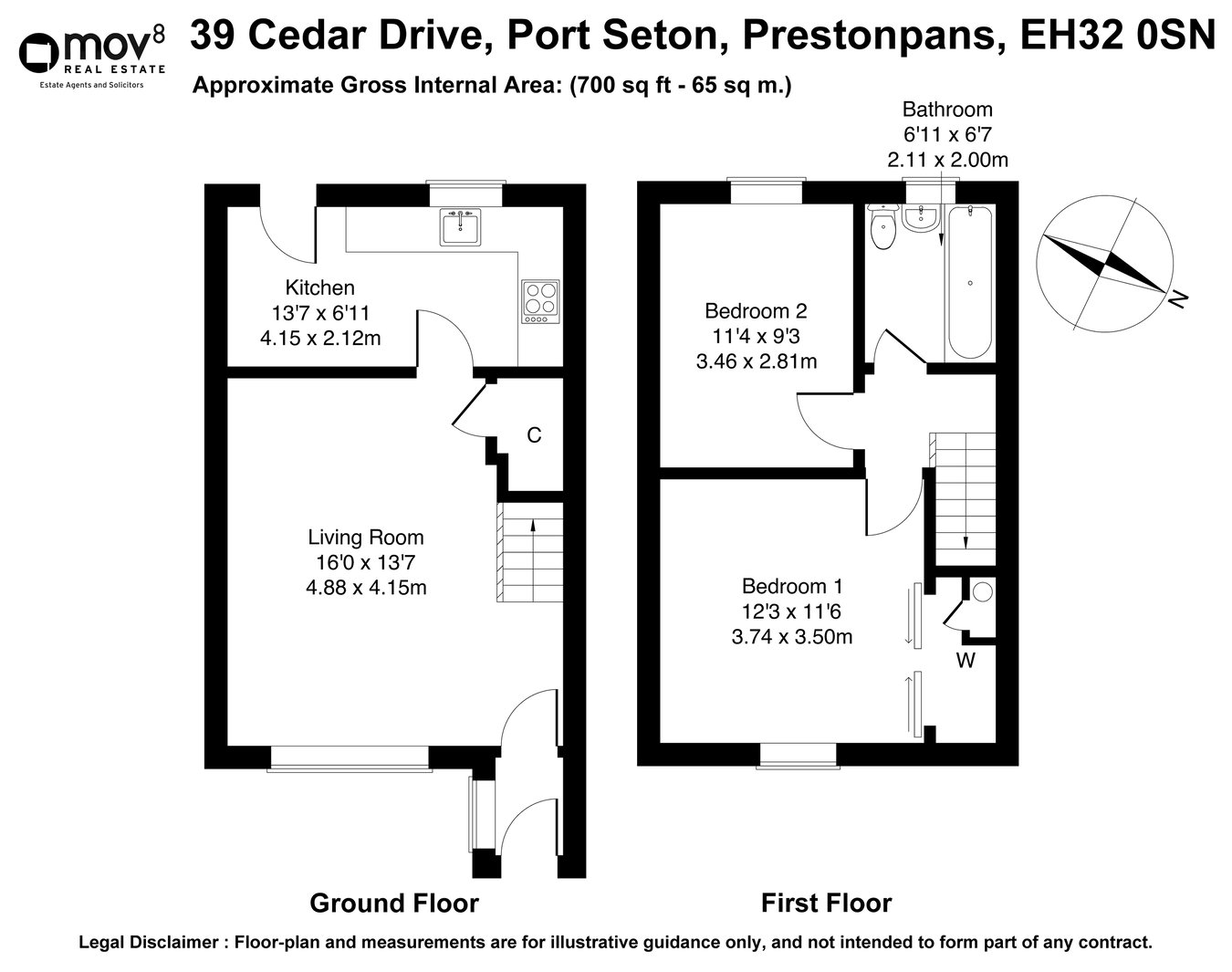 39, Cedar Drive, Prestonpans floorplan