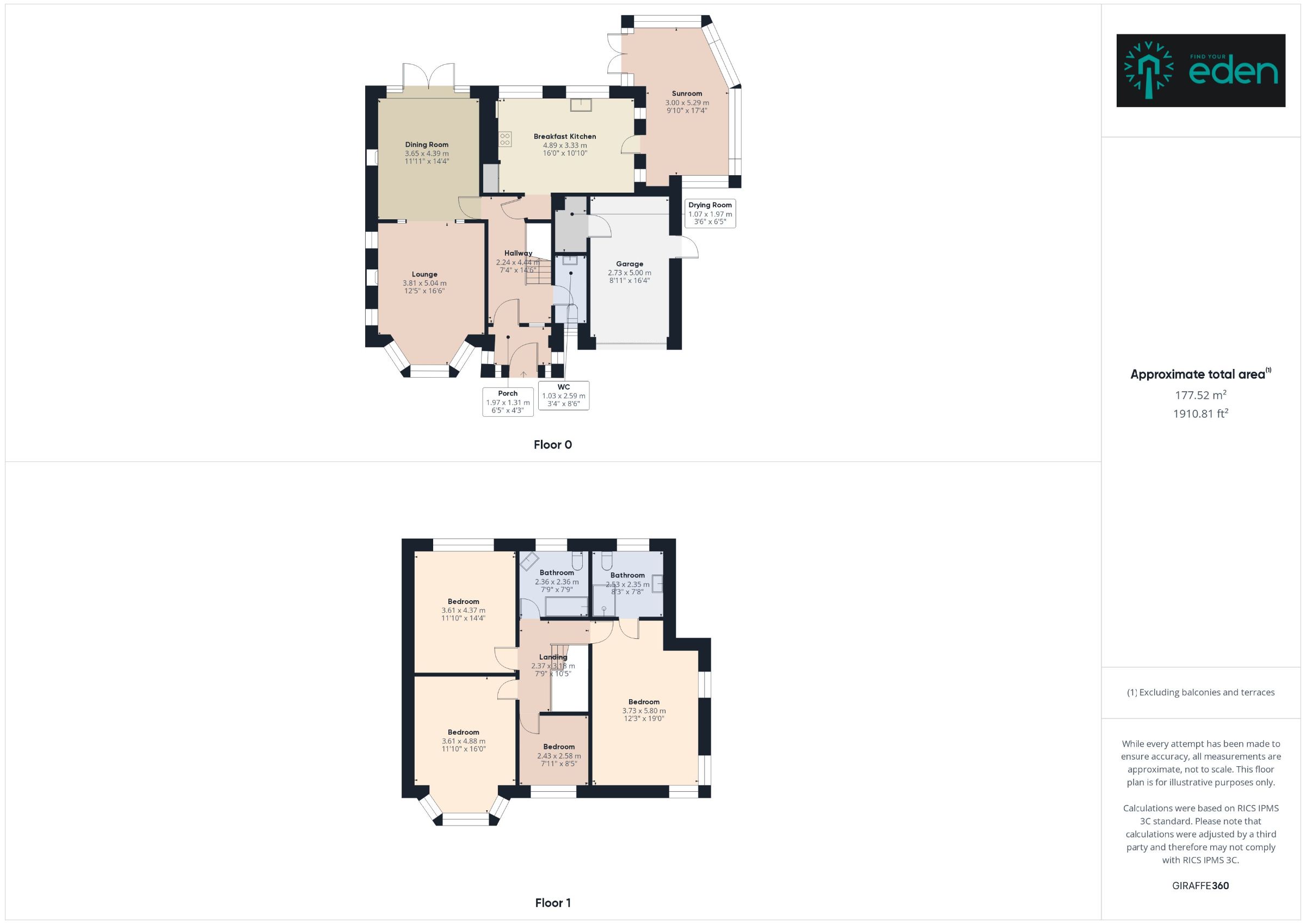 44 Countisbury Drive, Liverpool floorplan