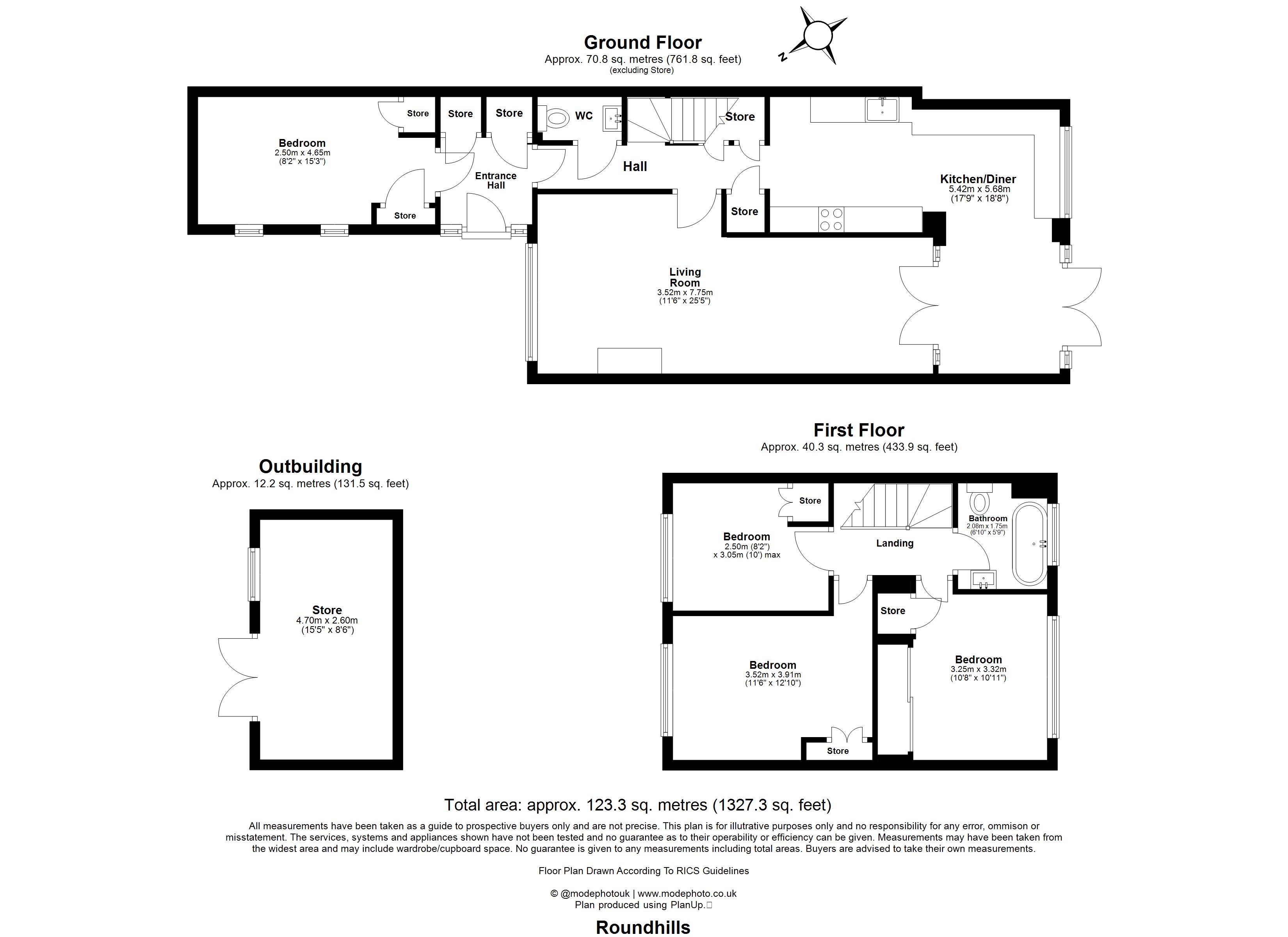 122, Roundhills, Waltham Abbey floorplan
